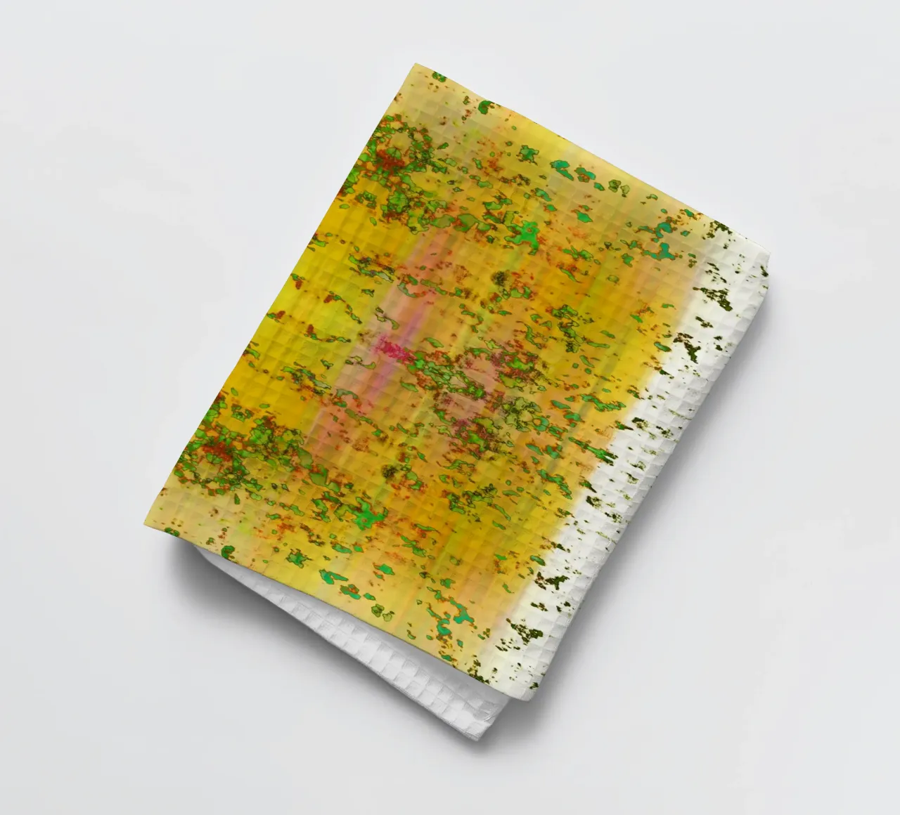 Stylized garden tea towel by Teresa André