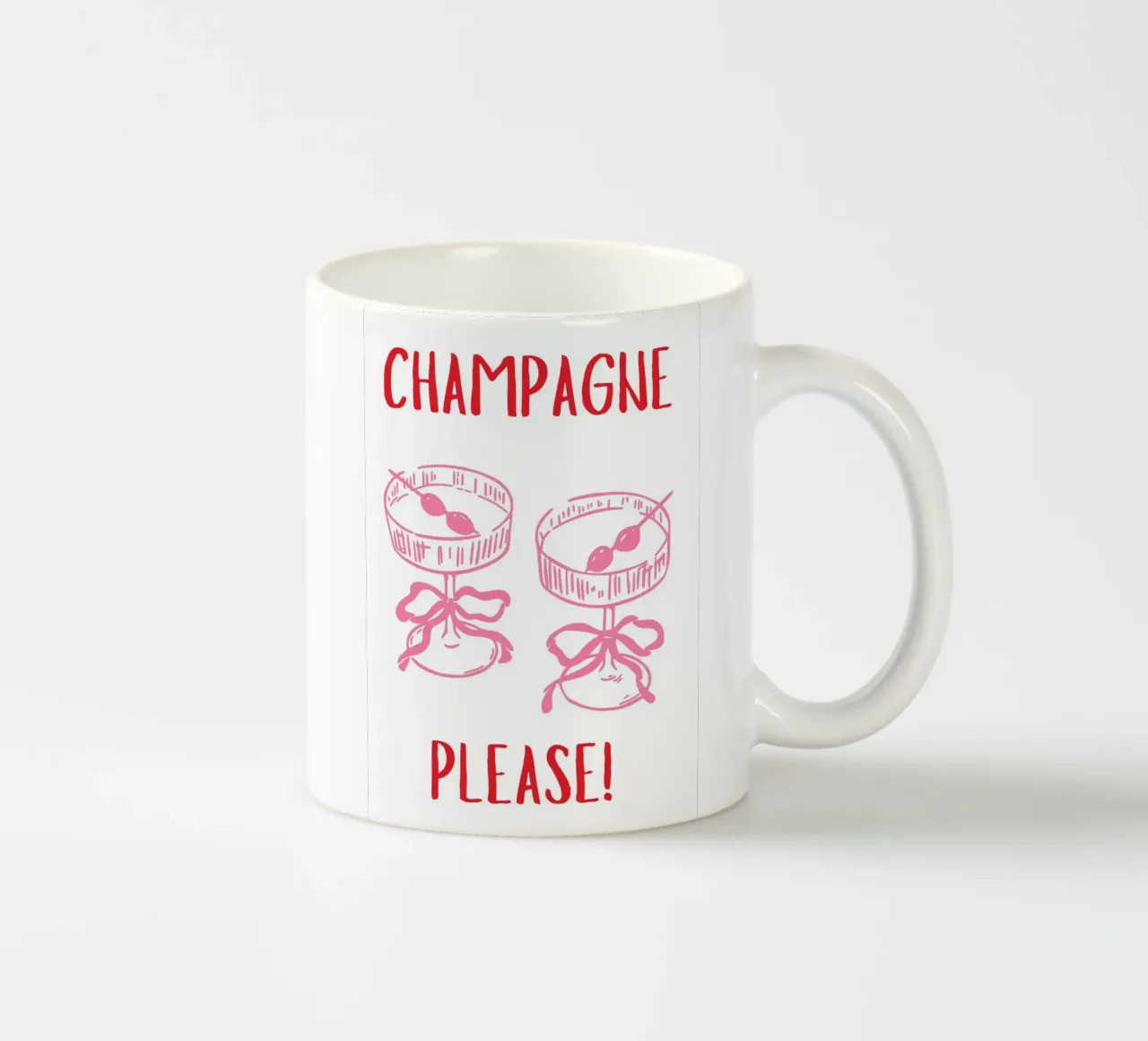 Champagne per favore tazza in ceramica da pdigitalprints