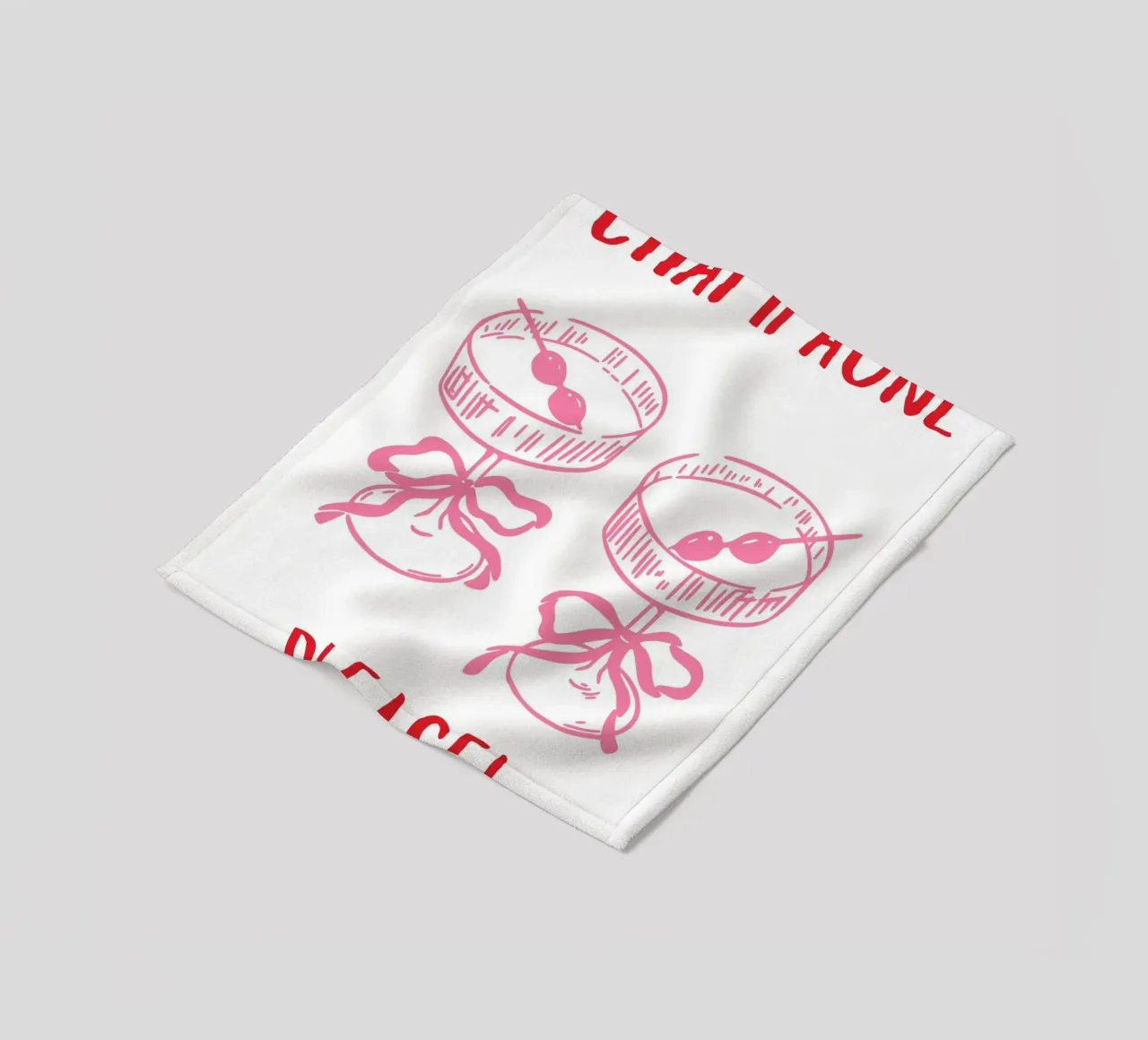 Champagner bitte Fleecedecke von pdigitalprints