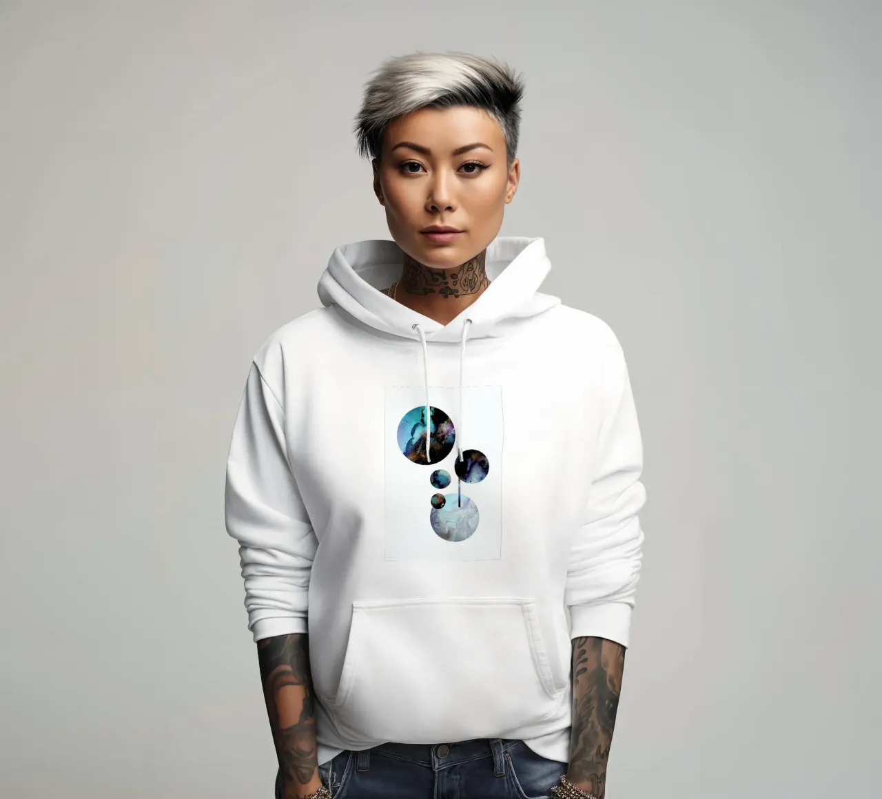 Rashid sudadera con capucha de Larissa van der Laan