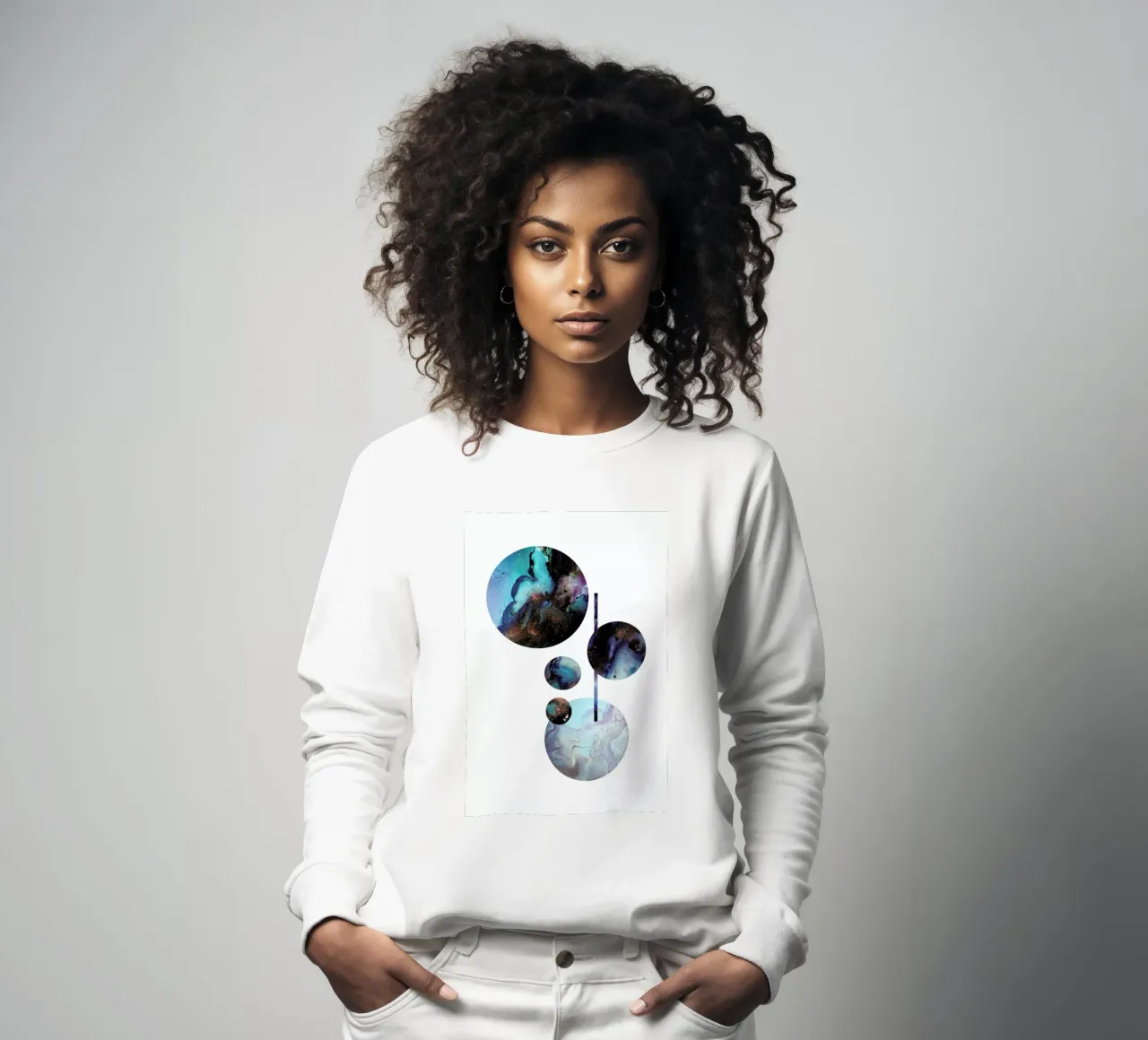 Rashid sweatshirt by Larissa van der Laan