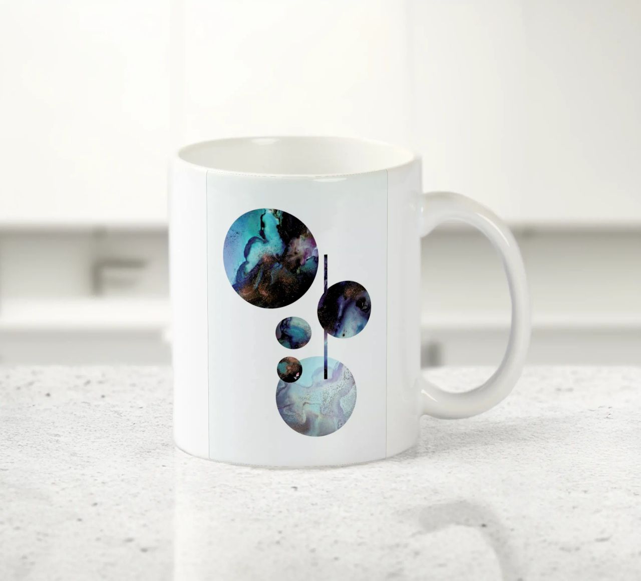 Rashid tazza in ceramica da Larissa van der Laan