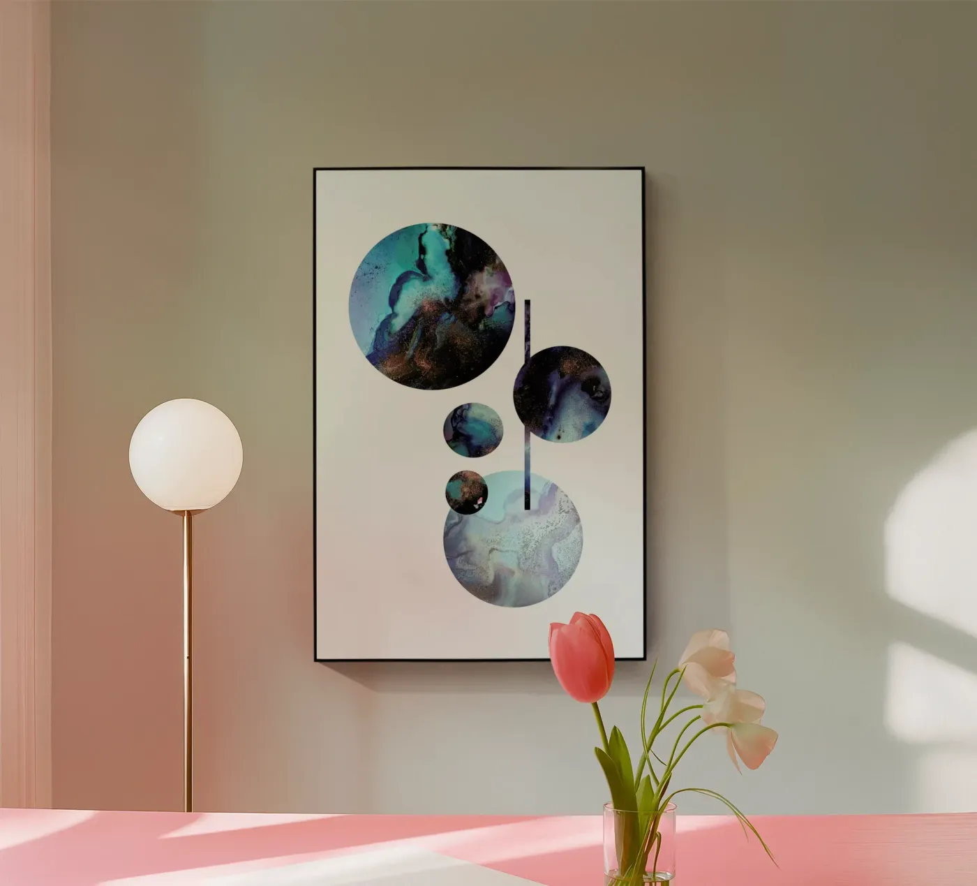 Rashid Acryl-Glas von Larissa van der Laan