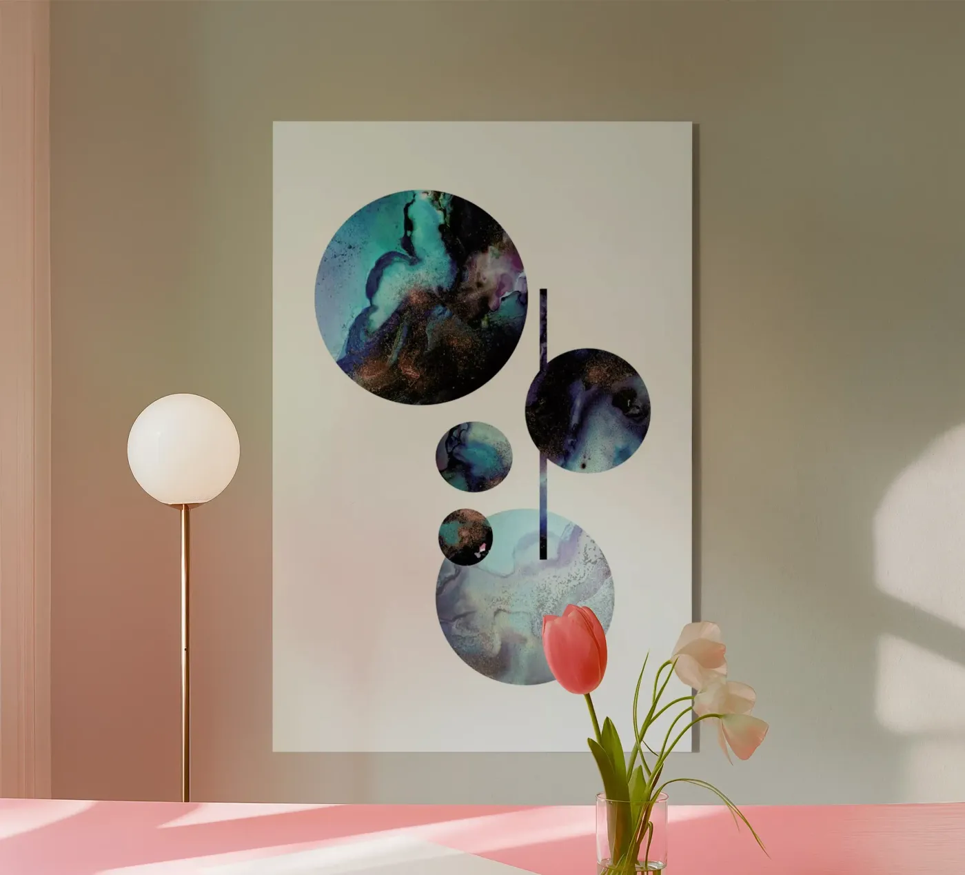 Rashid Acryl-Glas von Larissa van der Laan