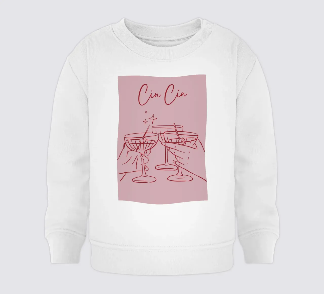 Cin Cin felpa neonato da pdigitalprints