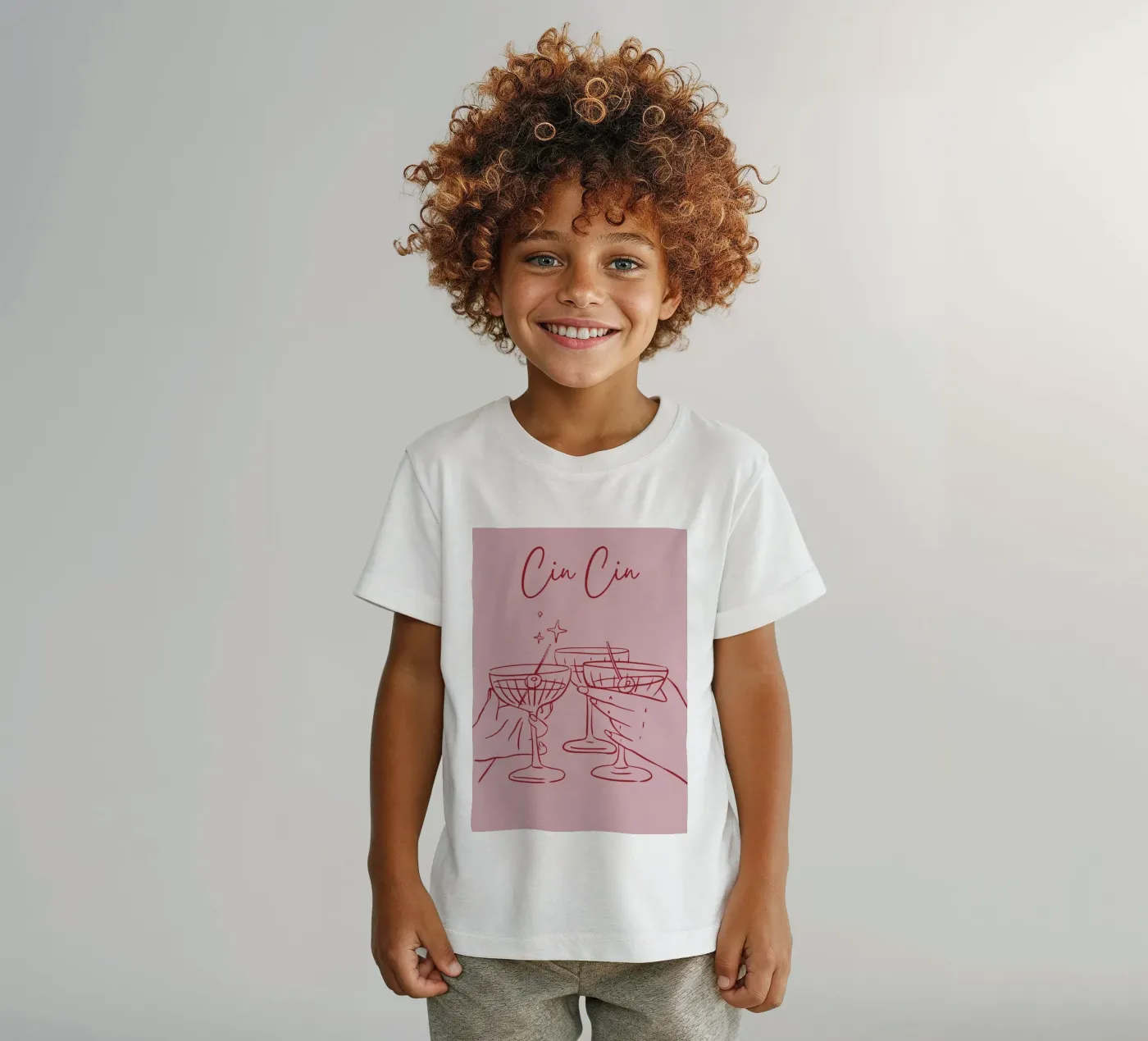 Cin Cin kinder t-shirt van pdigitalprints