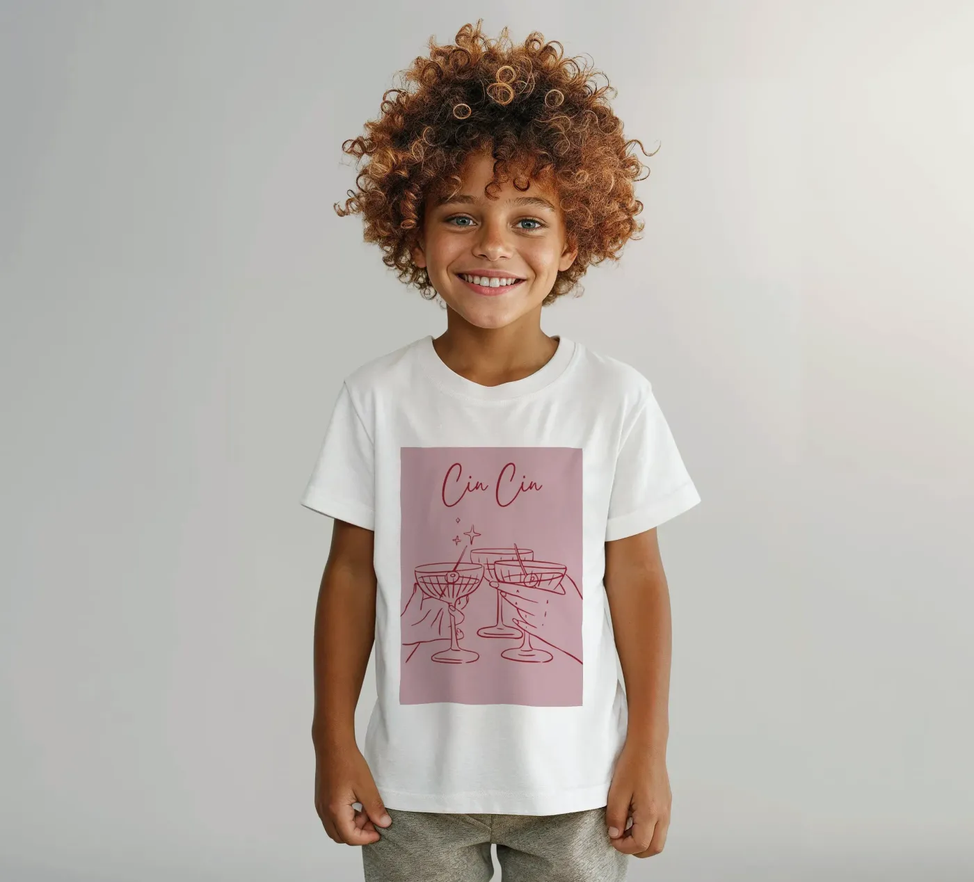 Cin Cin t-shirt bambini da pdigitalprints