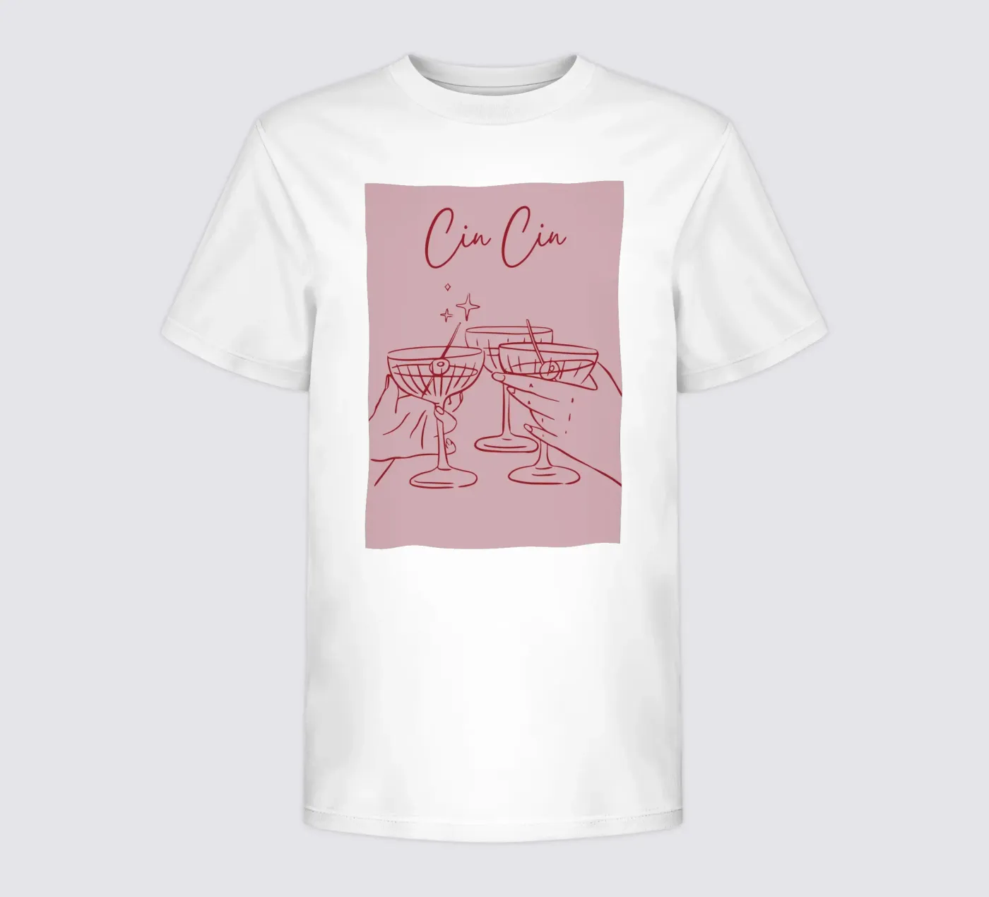 Cin Cin kinder t-shirt van pdigitalprints