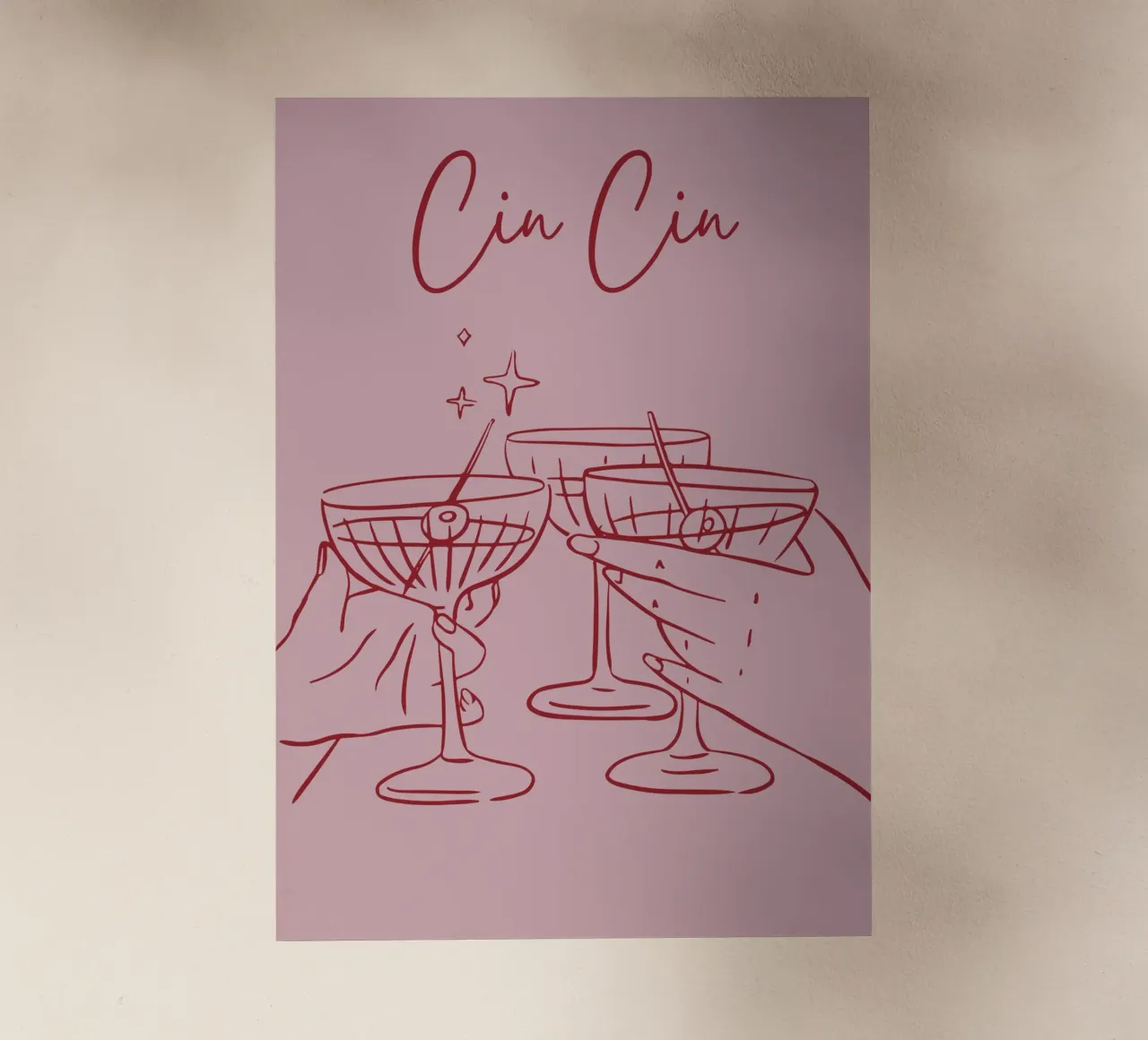 Cin Cin pellicola backlit da pdigitalprints