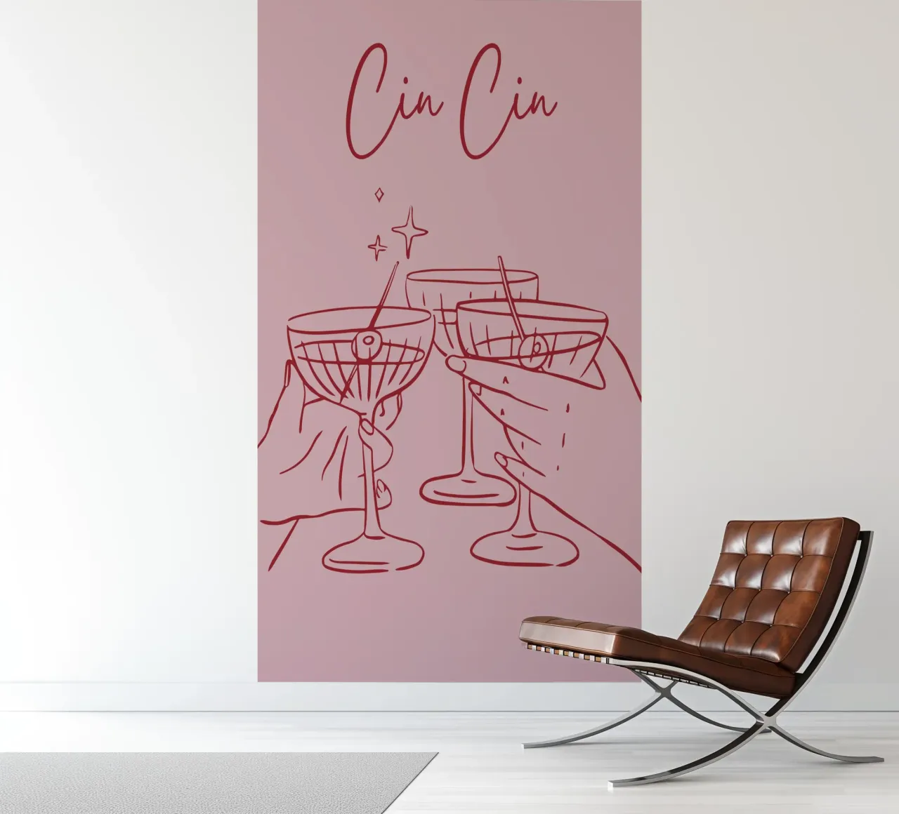 Cin Cin fotobehang van pdigitalprints