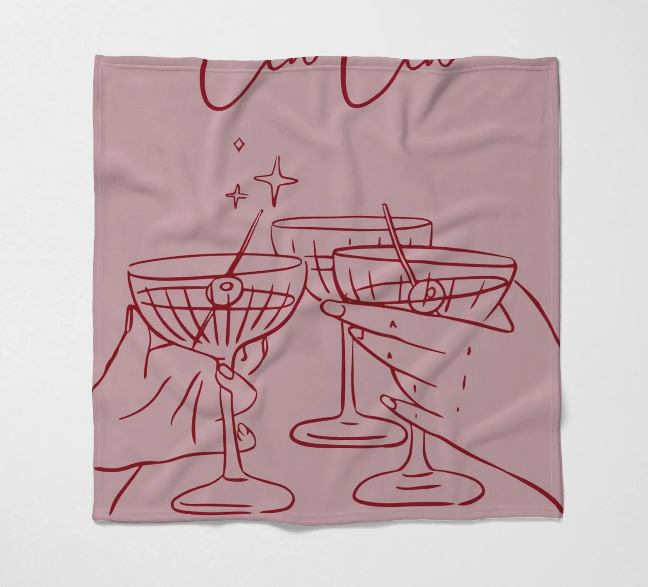 Cin Cin Fleecedecke von pdigitalprints