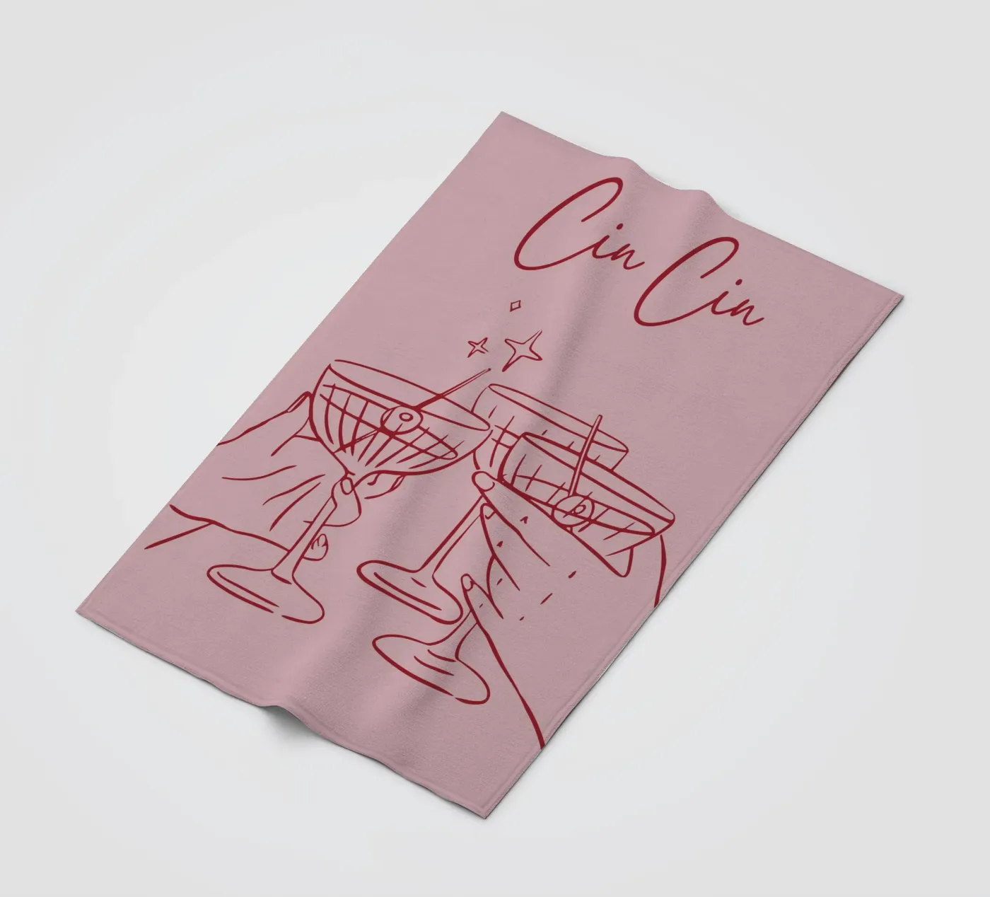Cin Cin coperta in pile da pdigitalprints
