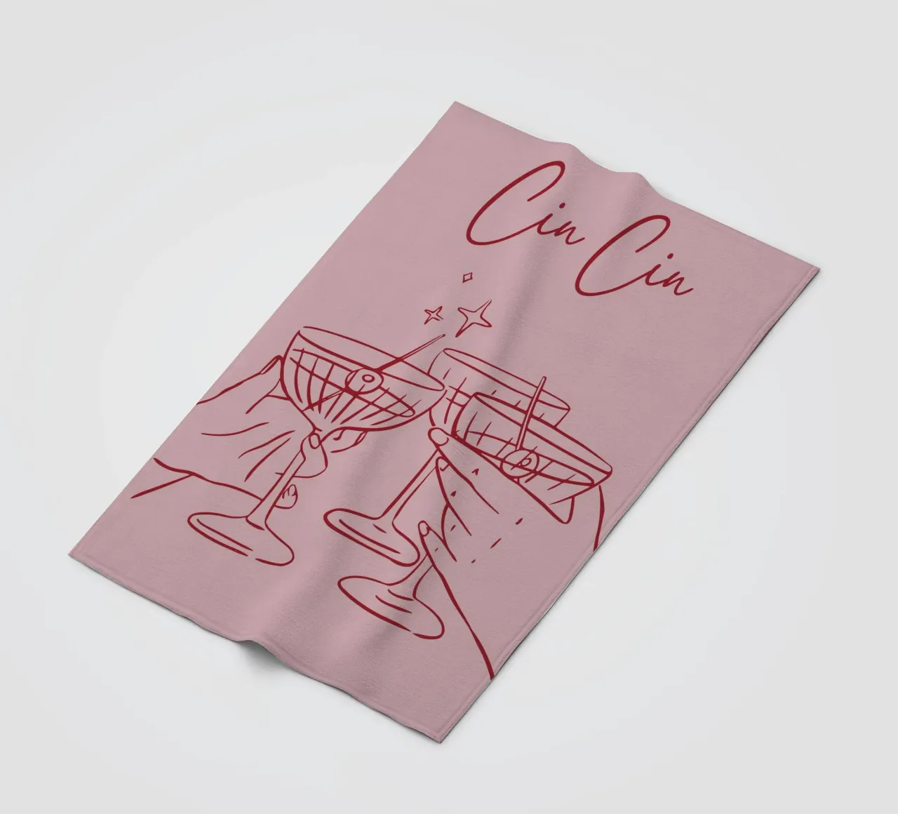 Cin Cin Fleecedecke von pdigitalprints