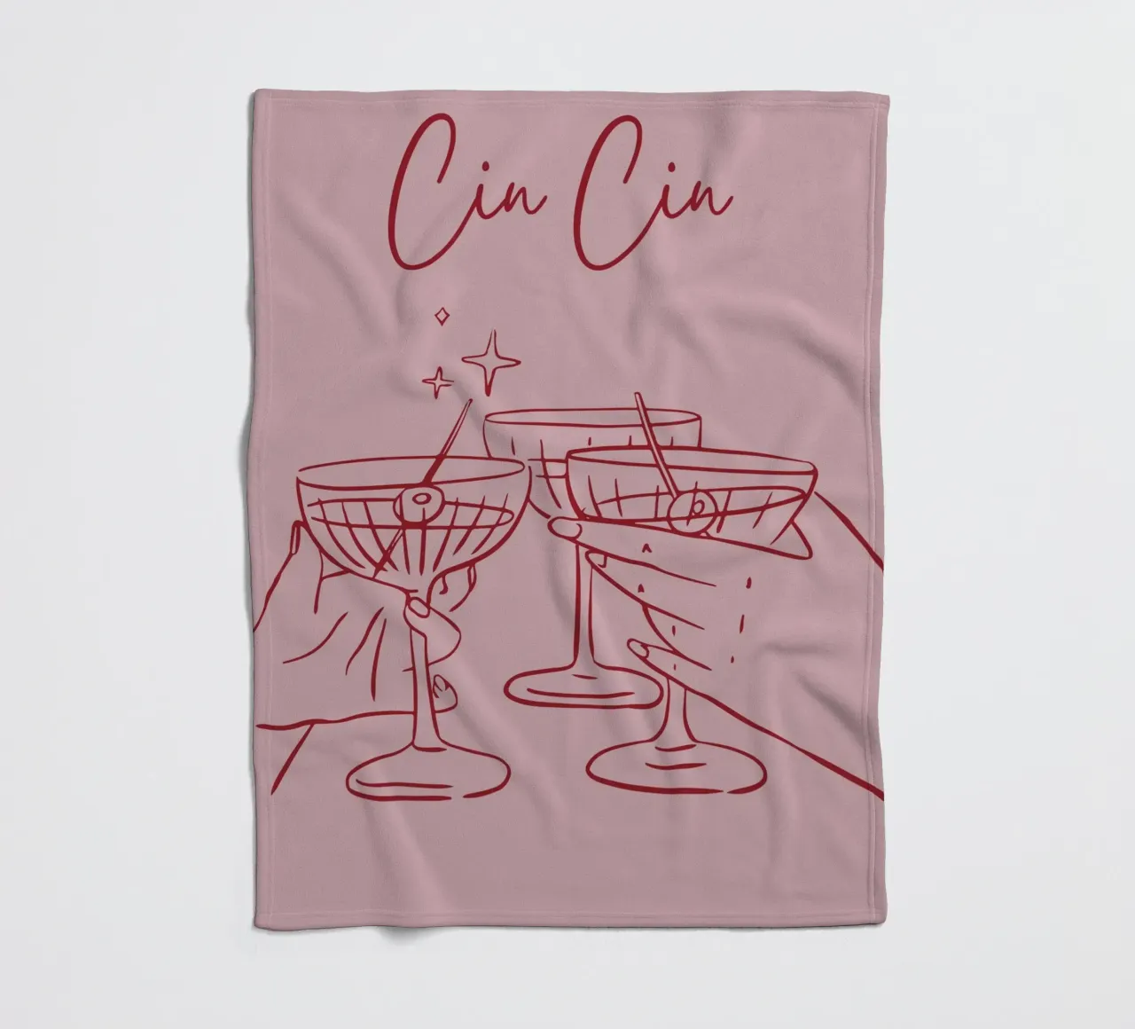 Cin Cin Fleecedecke von pdigitalprints