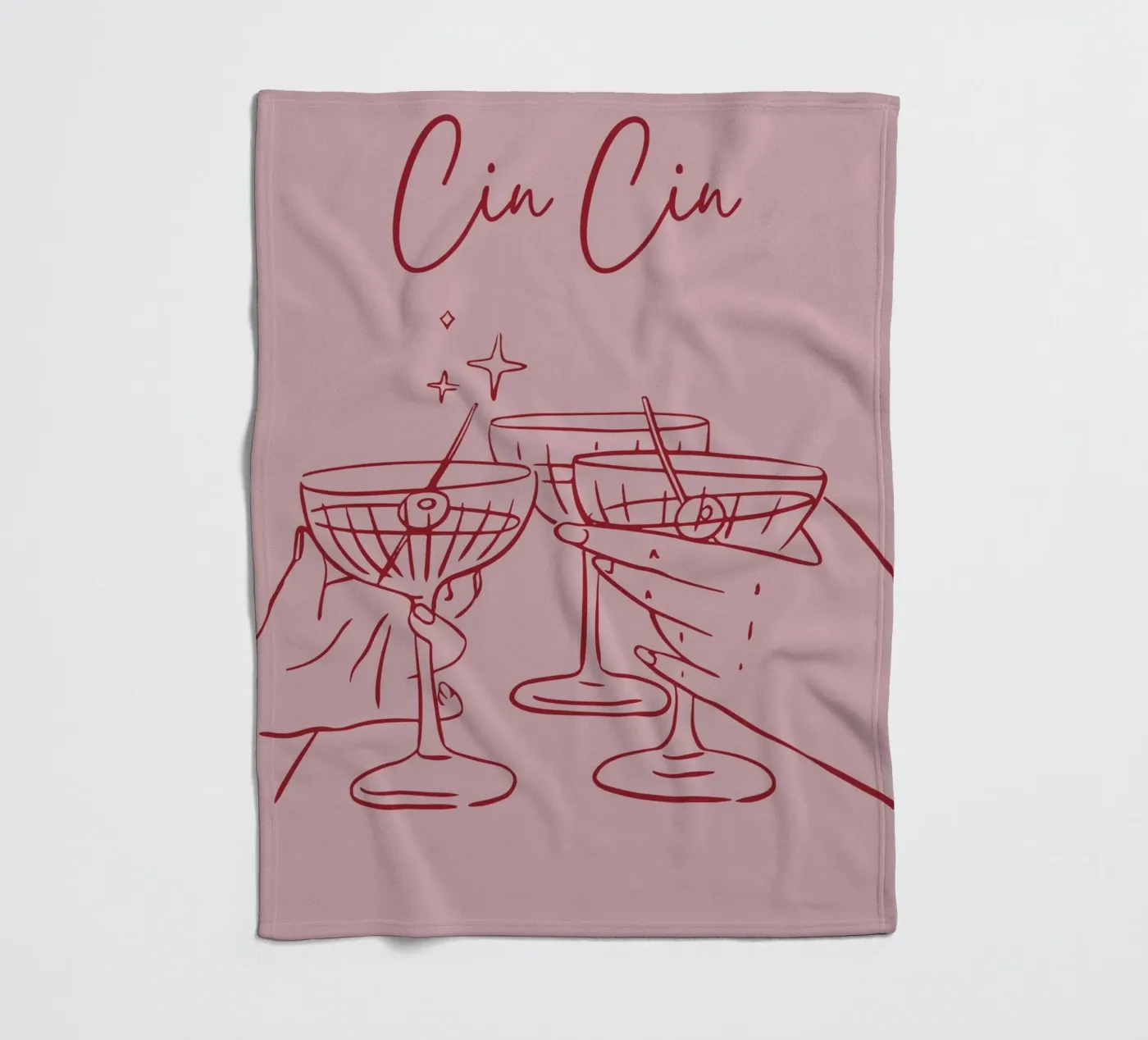 Cin Cin coperta in pile da pdigitalprints