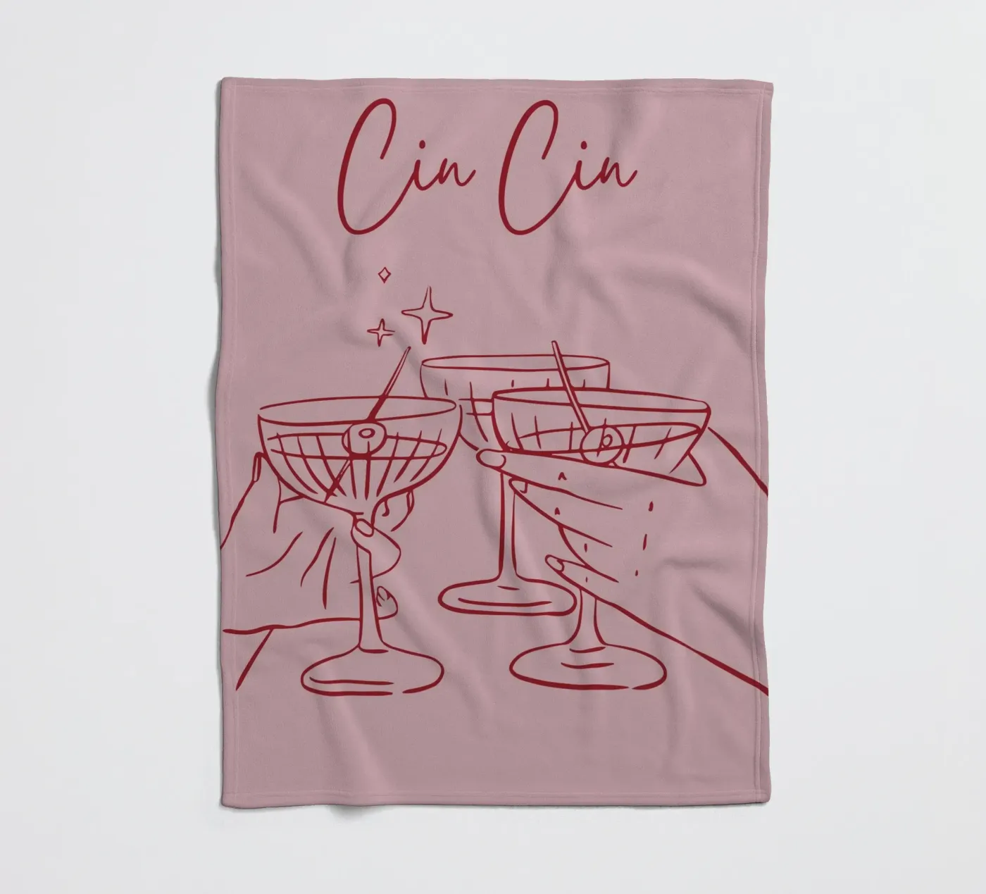 Cin Cin Fleecedecke von pdigitalprints