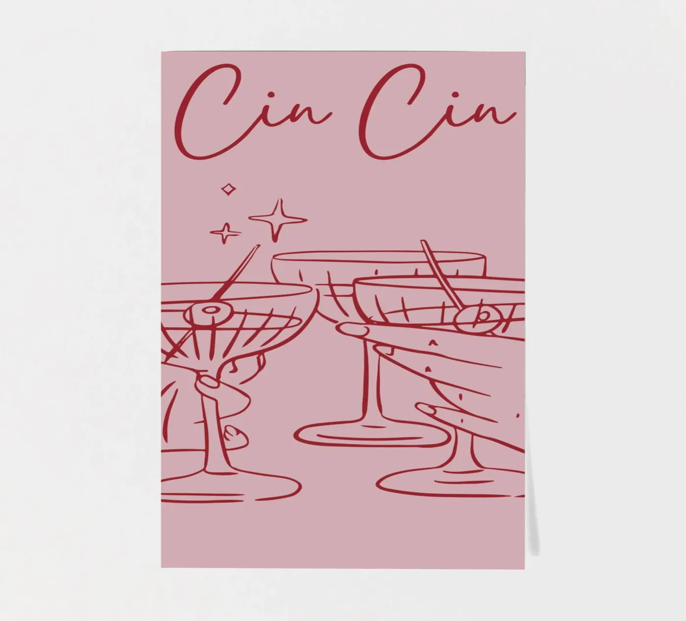 Cin Cin sticker sheet by pdigitalprints
