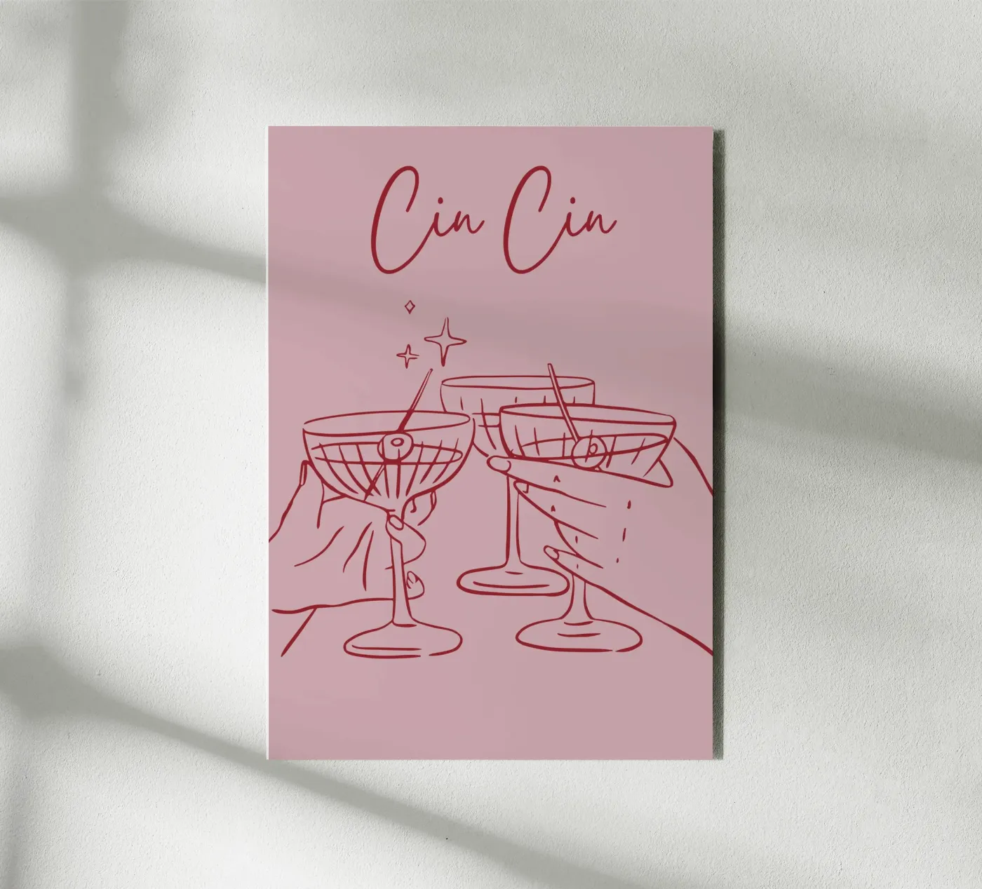 Cin Cin alluminio dibond da pdigitalprints