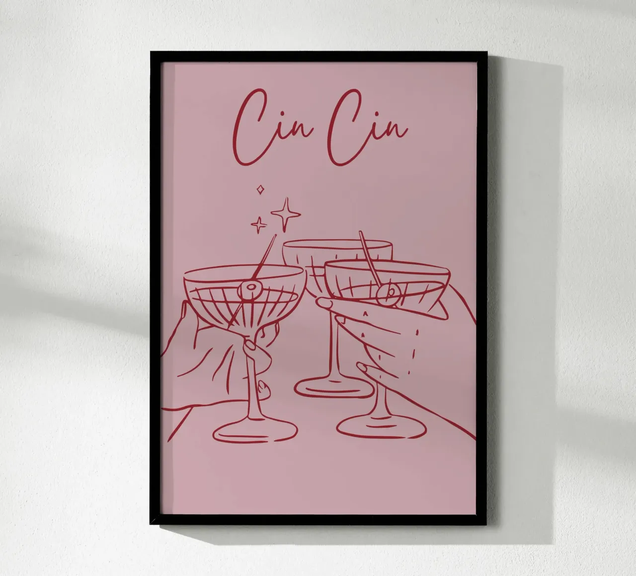 Cin Cin poster da pdigitalprints
