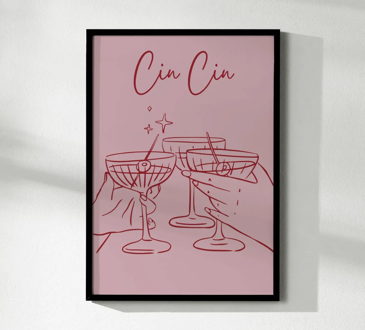 Cin Cin Poster von pdigitalprints
