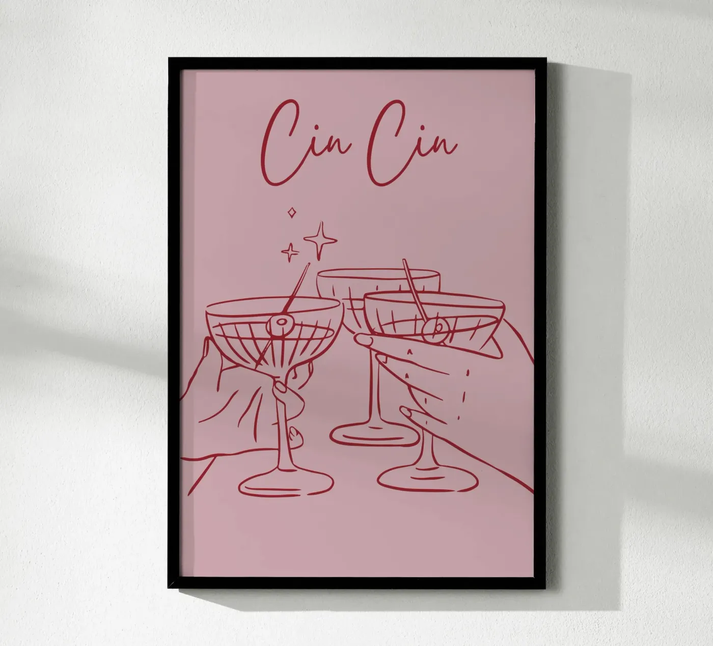 Cin Cin poster da pdigitalprints
