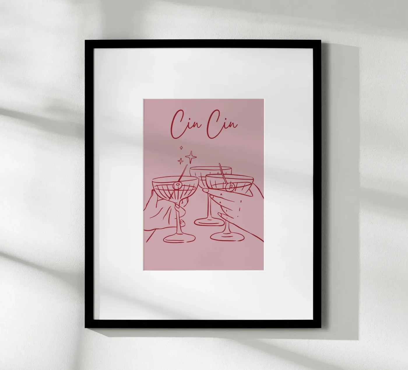 Cin Cin Poster von pdigitalprints