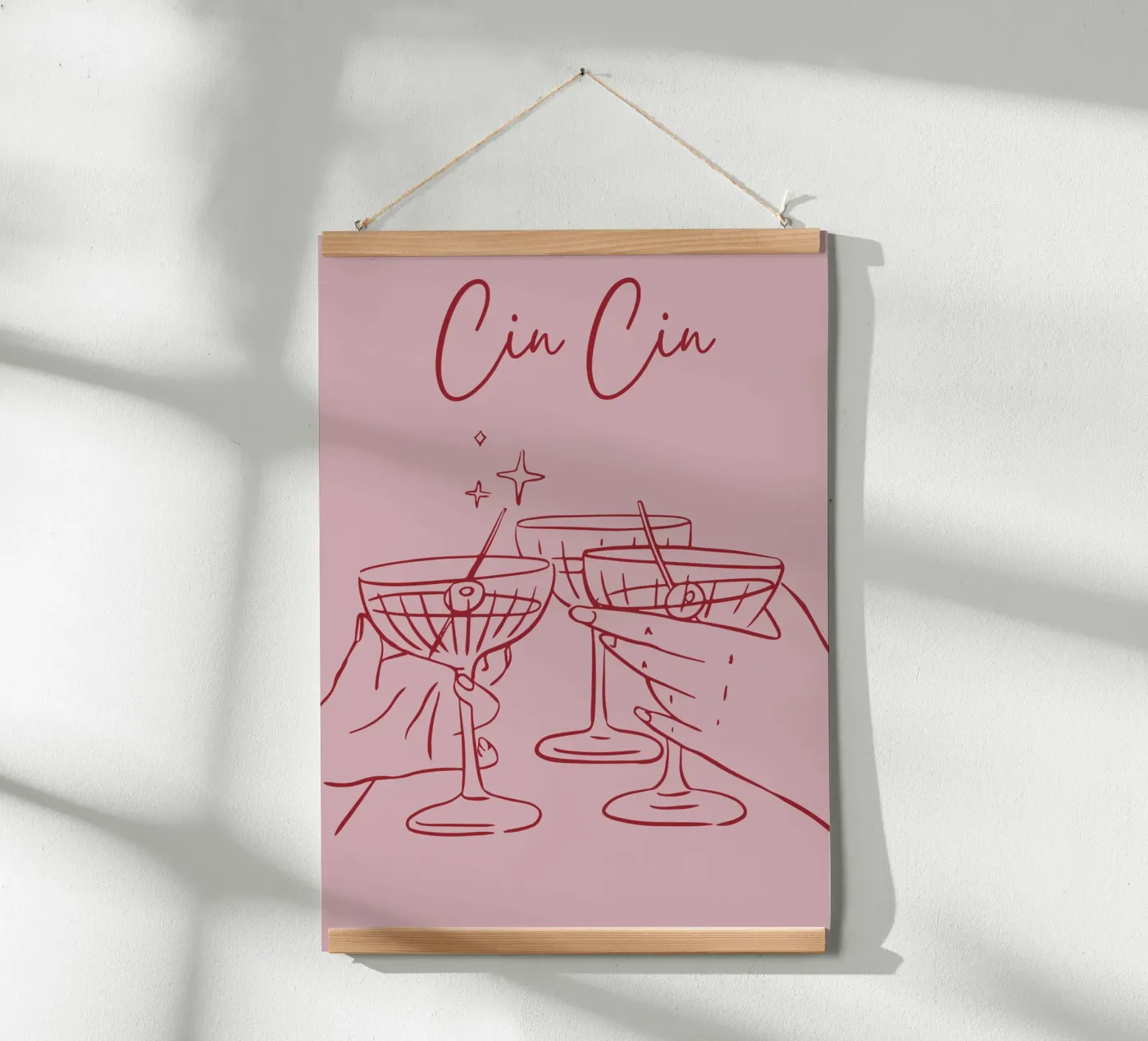 Cin Cin poster da pdigitalprints