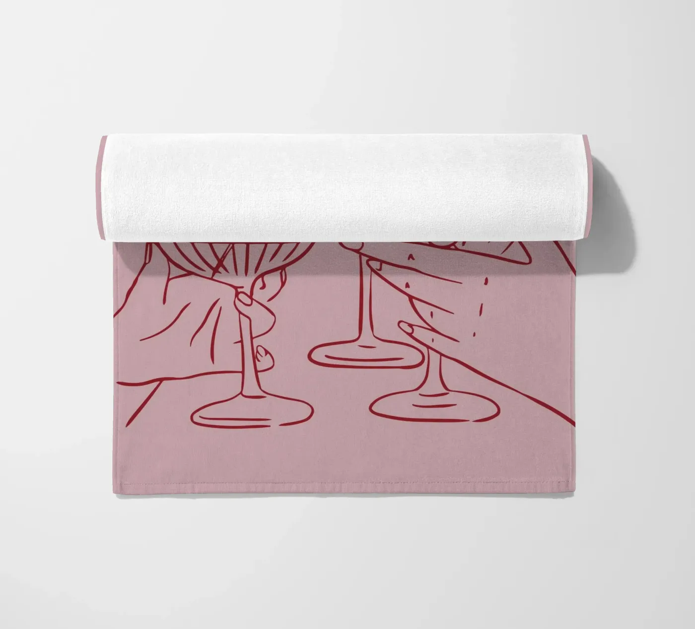 Cin Cin strandhanddoek van pdigitalprints