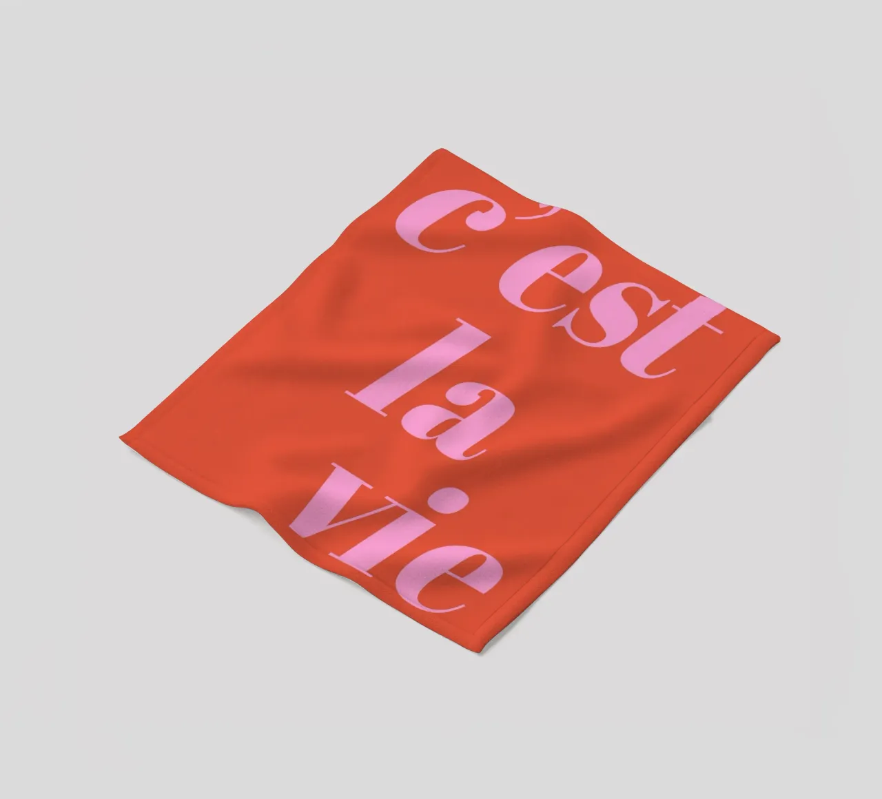 Questa è la vita coperta in pile da pdigitalprints