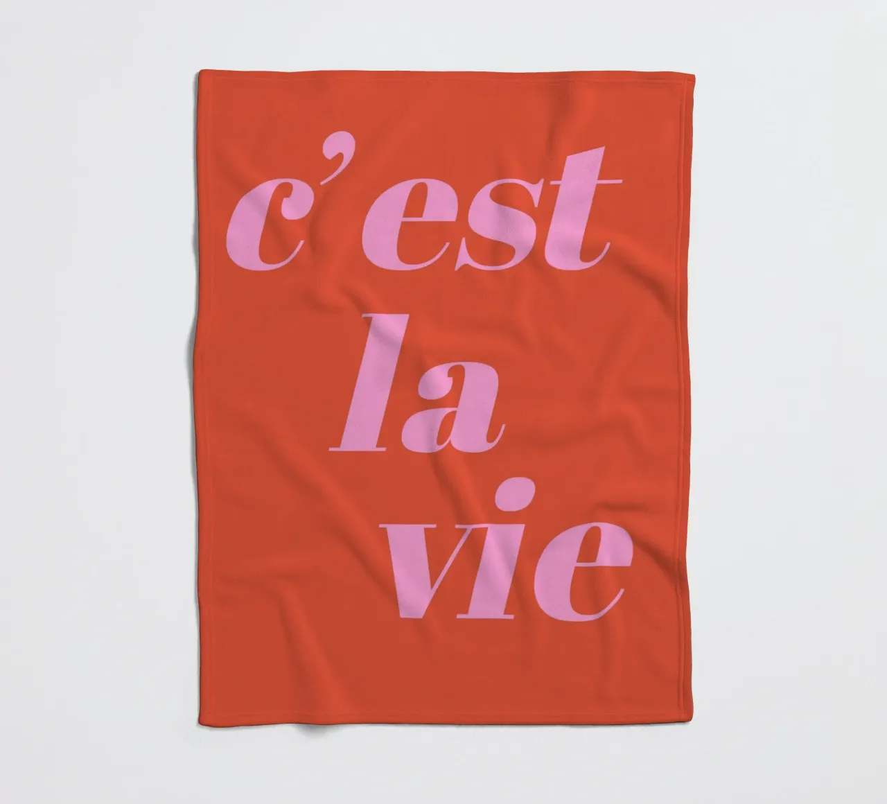 Questa è la vita coperta in pile da pdigitalprints
