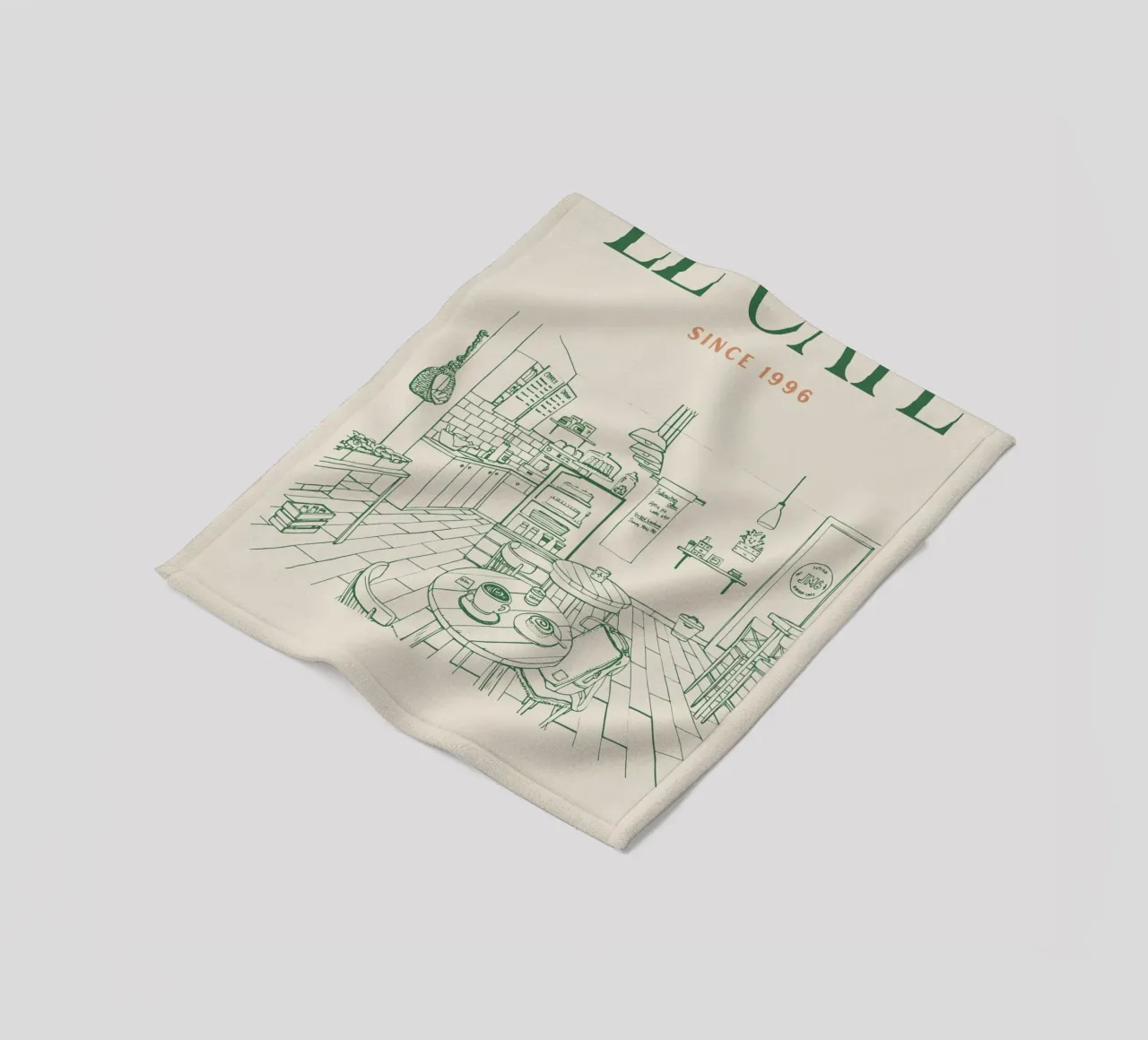 Caffè d'epoca coperta in pile da pdigitalprints