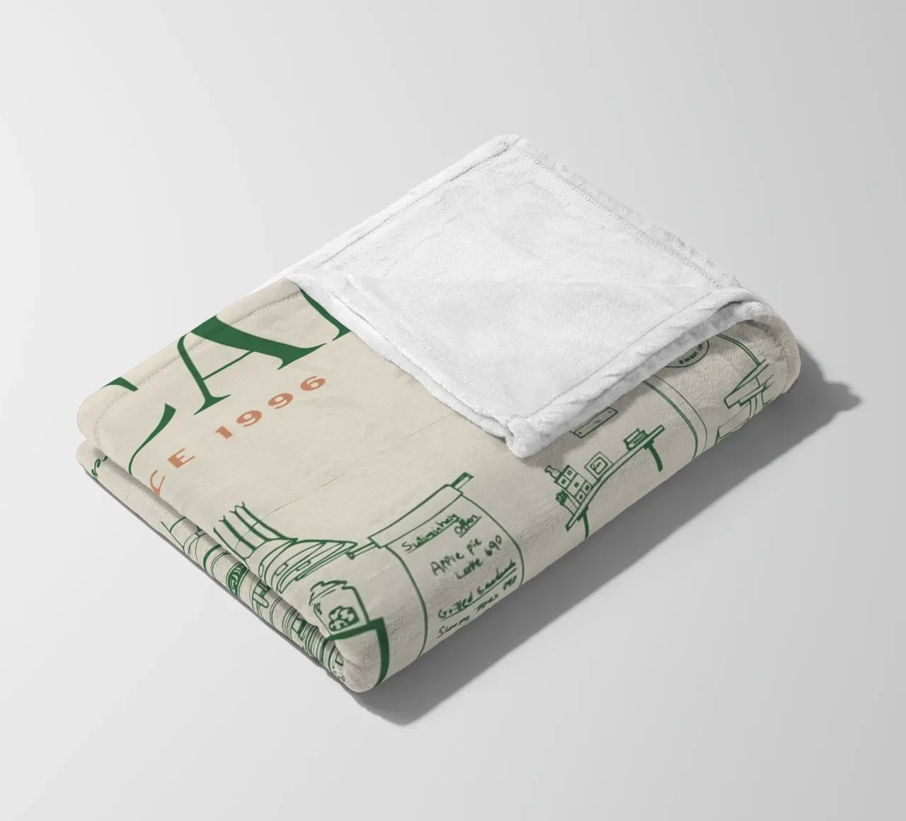 Caffè d'epoca coperta in pile da pdigitalprints