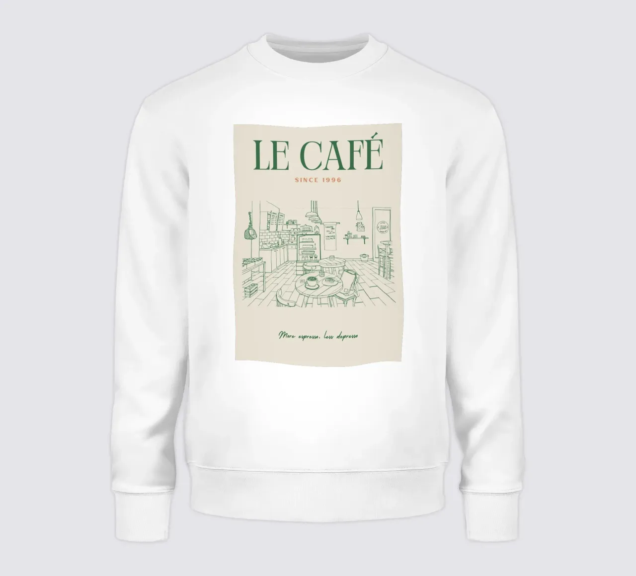 Caffè d'epoca felpa da pdigitalprints