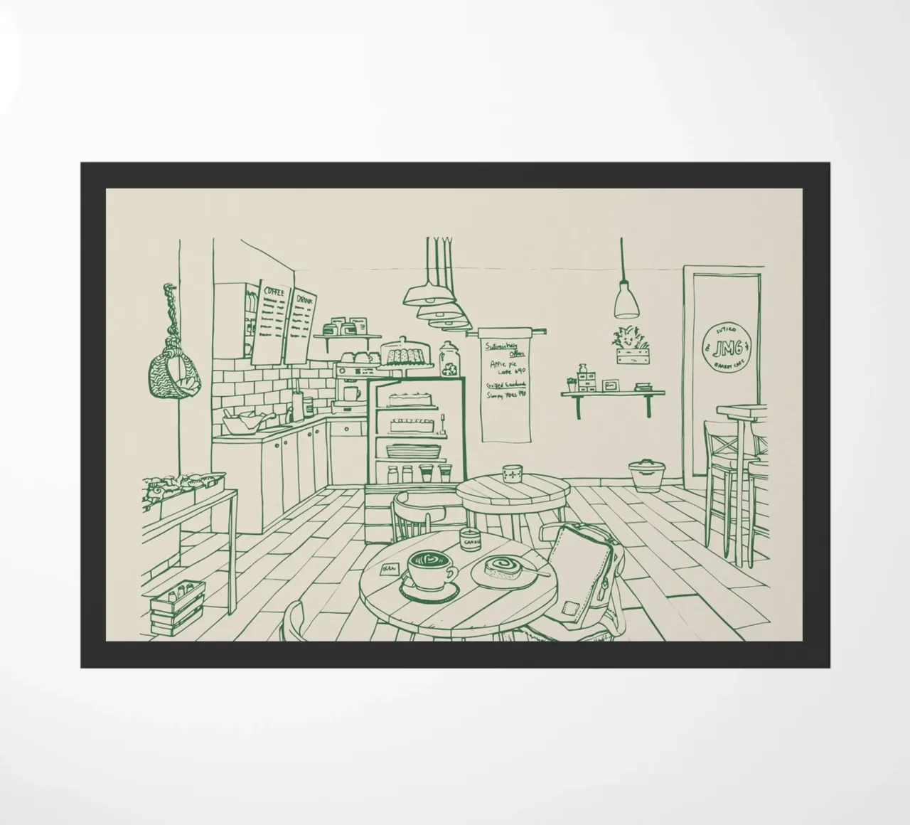 Caffè d'epoca zerbino da pdigitalprints