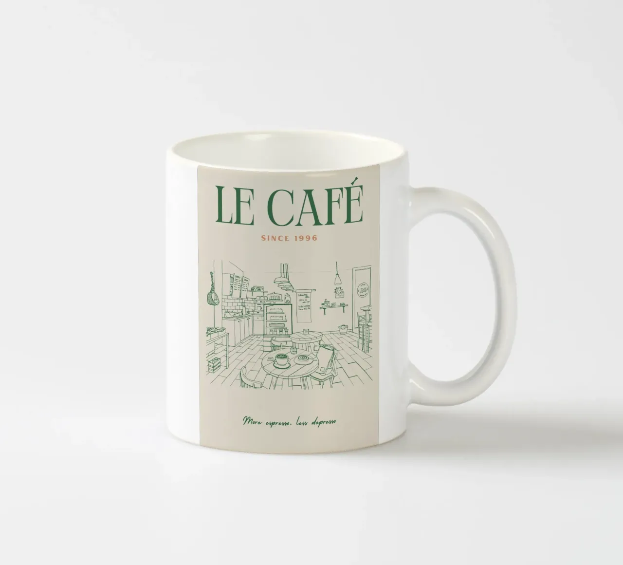 Caffè d'epoca tazza in ceramica da pdigitalprints