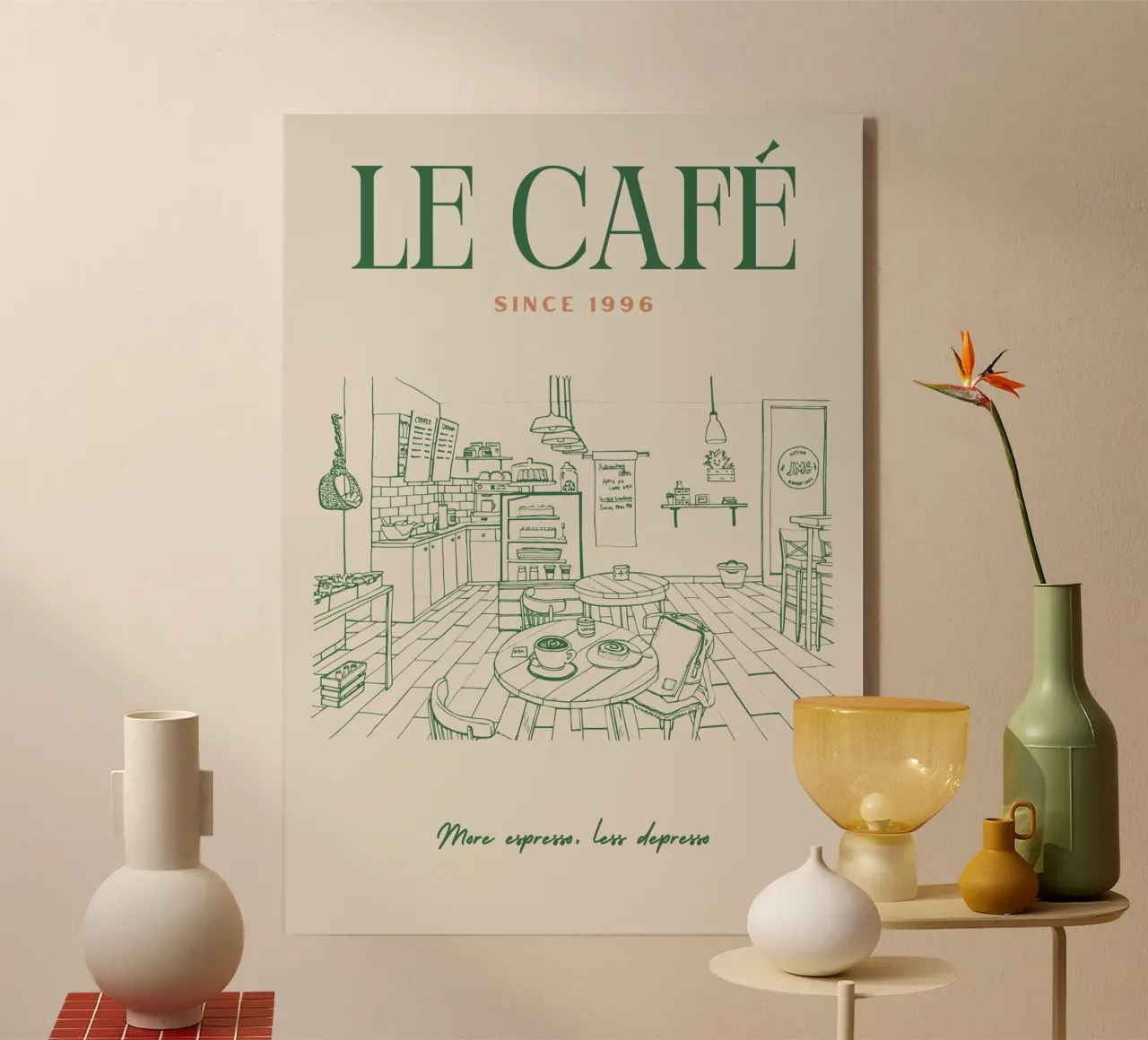 Caffè d'epoca plexiglass da pdigitalprints