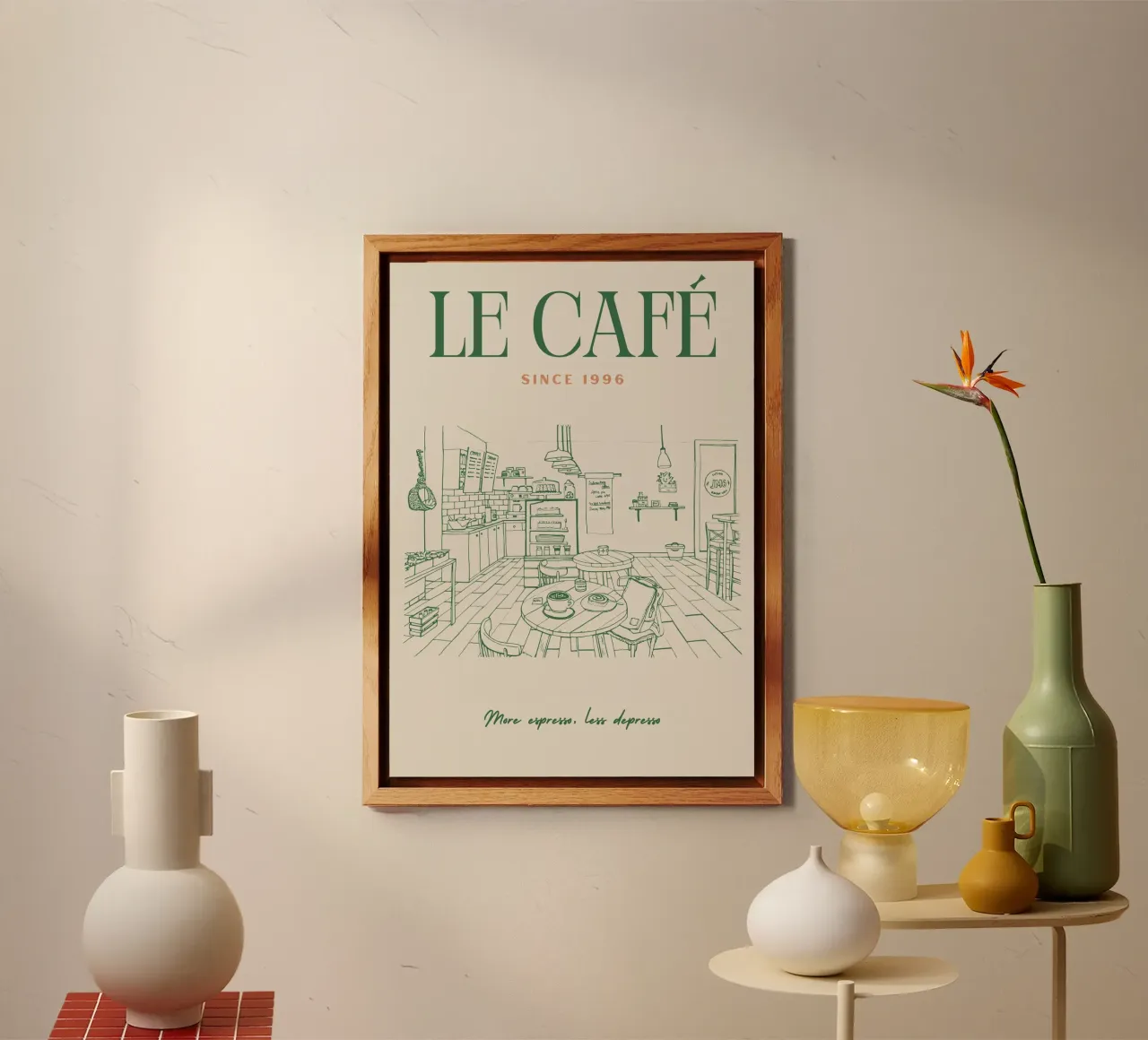 Caffè d'epoca alluminio dibond da pdigitalprints