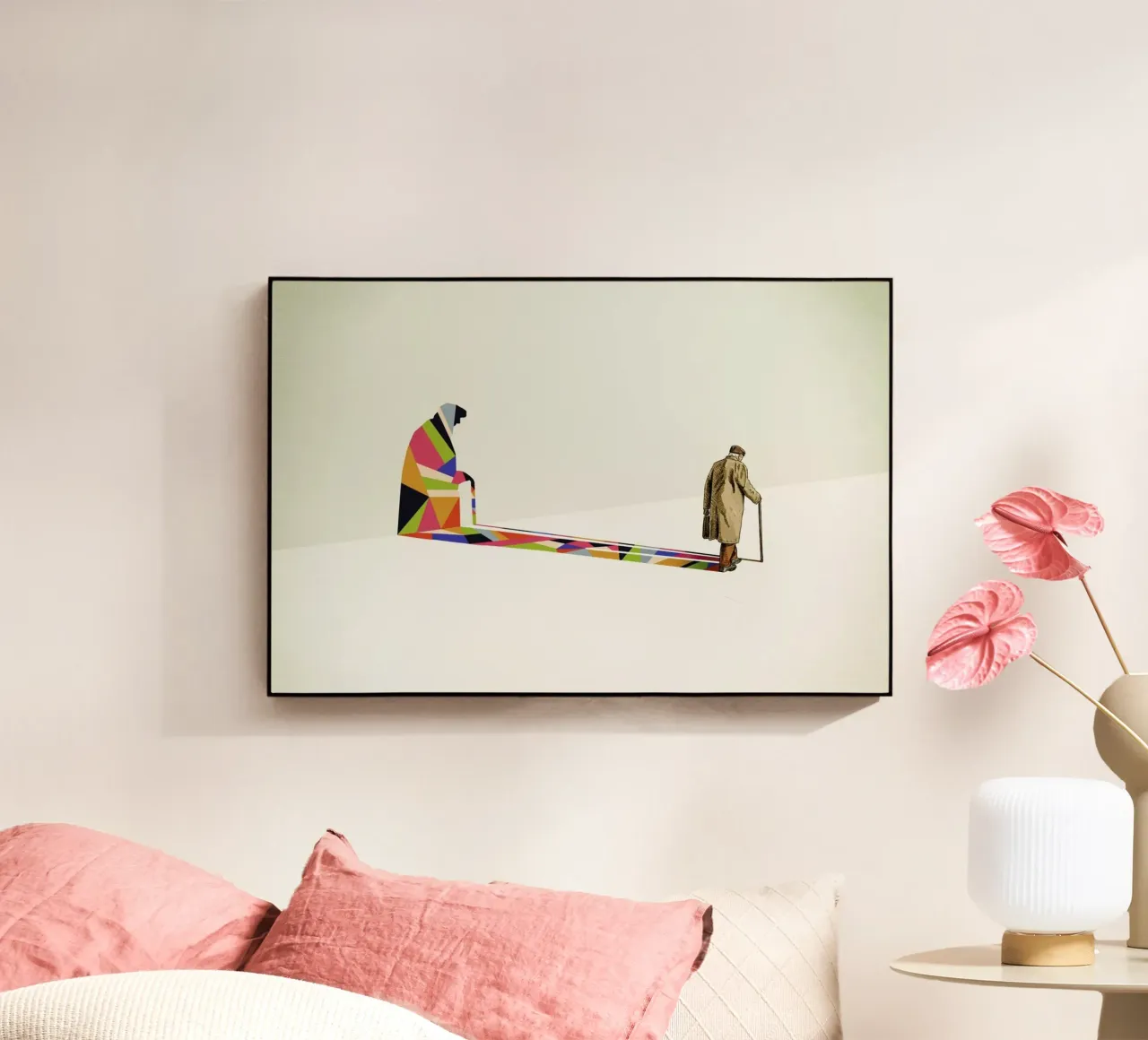 Walking Shadow - Old Man plexiglass da Jason Ratliff