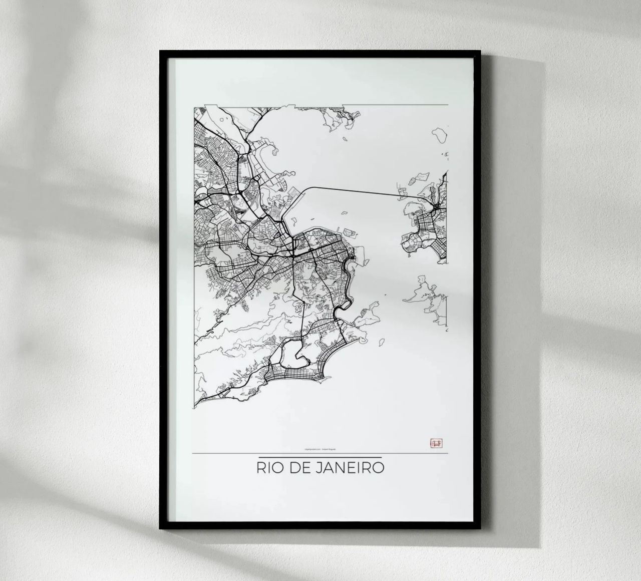 Rio de Janeiro Minimal poster de Hubert Roguski