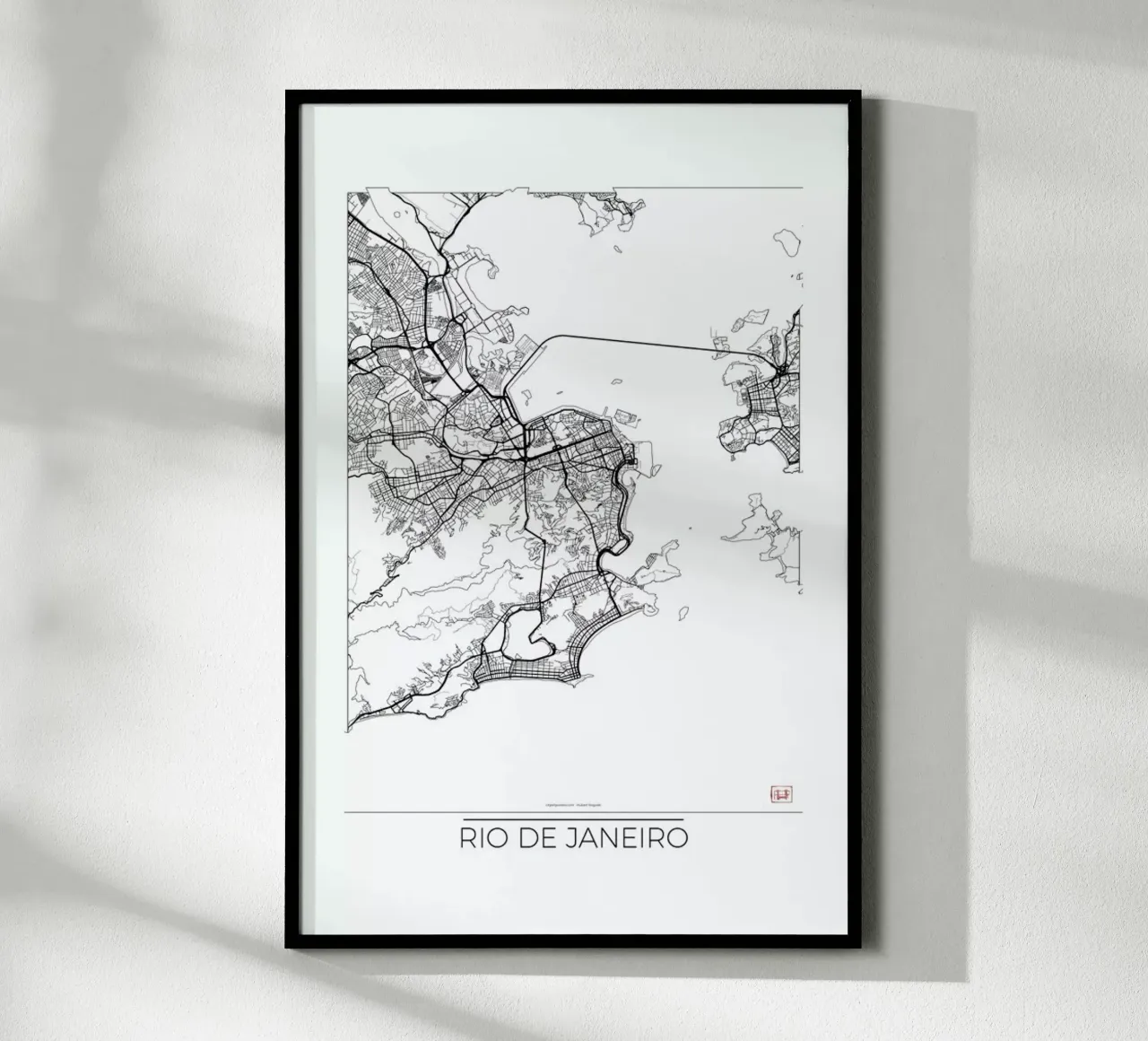 Rio de Janeiro Minimal carta hahnemühle da Hubert Roguski
