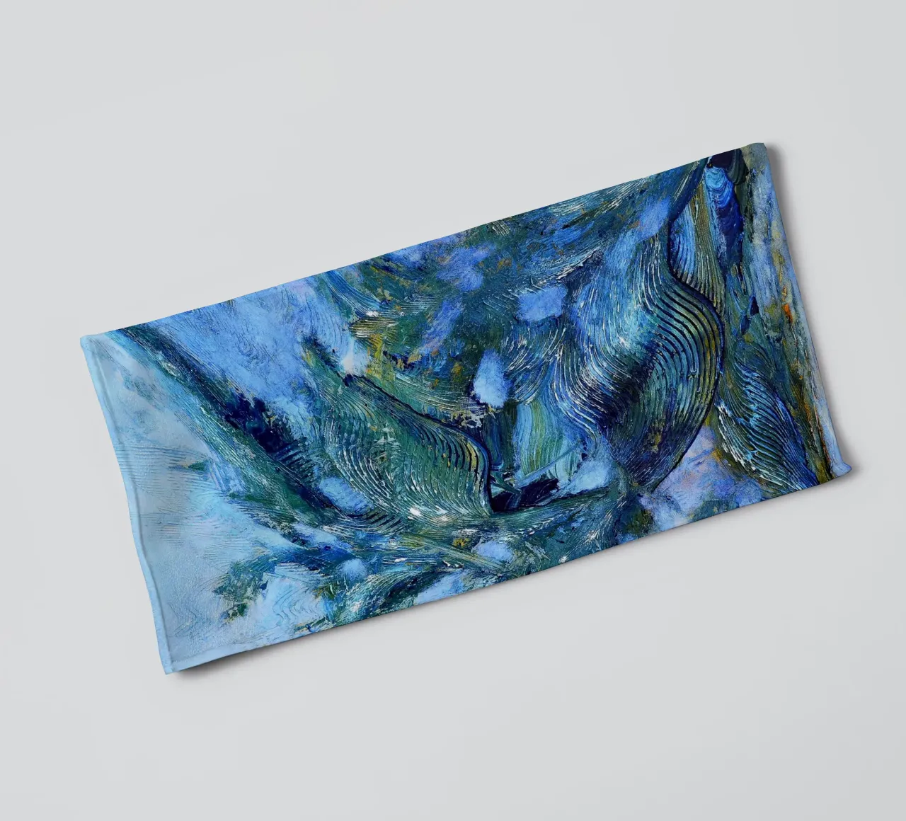AQUATIC DREAM asciugamano da bagno da Thierry Vobmann Abstract painting