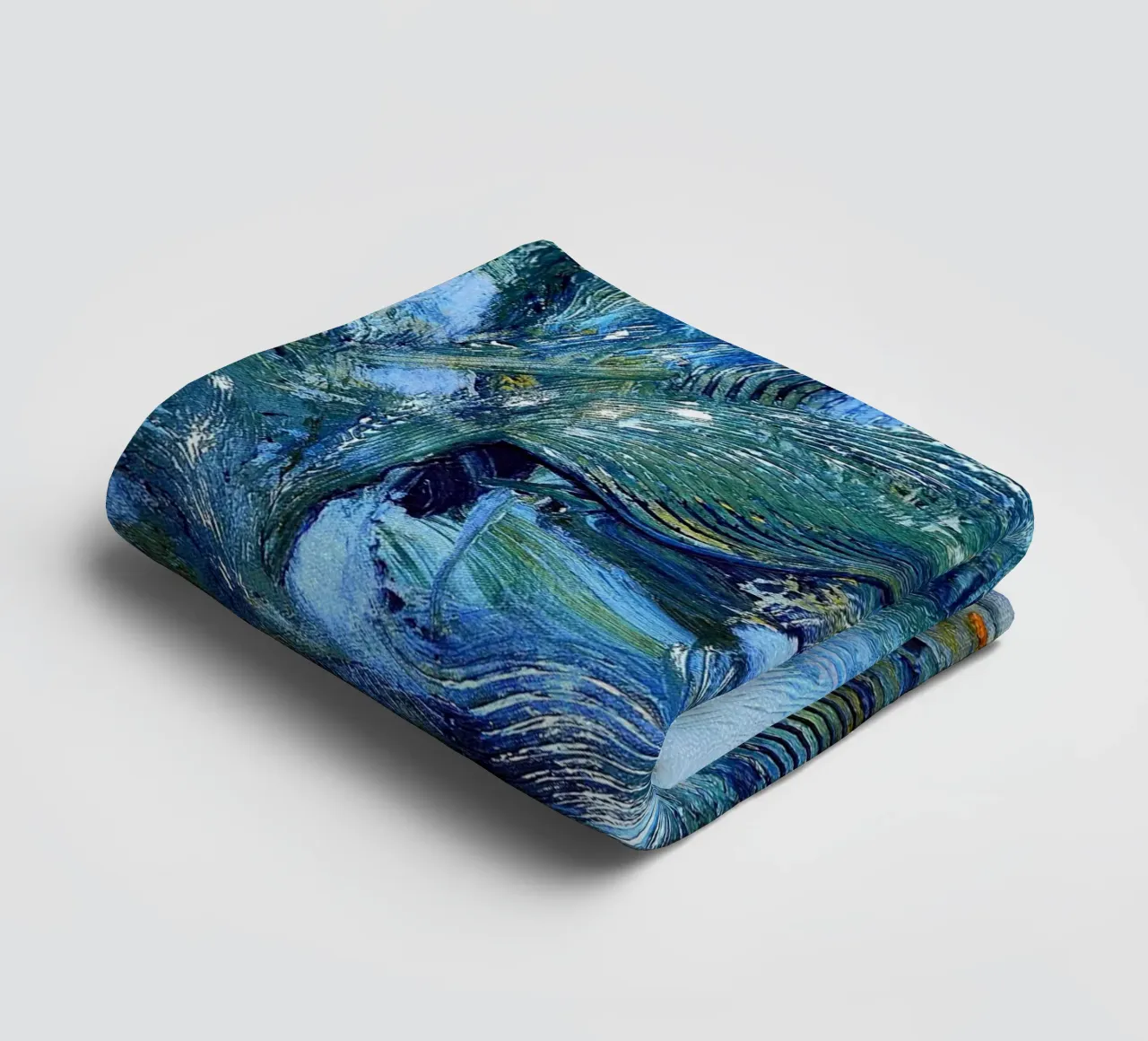 AQUATIC DREAM asciugamano da bagno da Thierry Vobmann Abstract painting