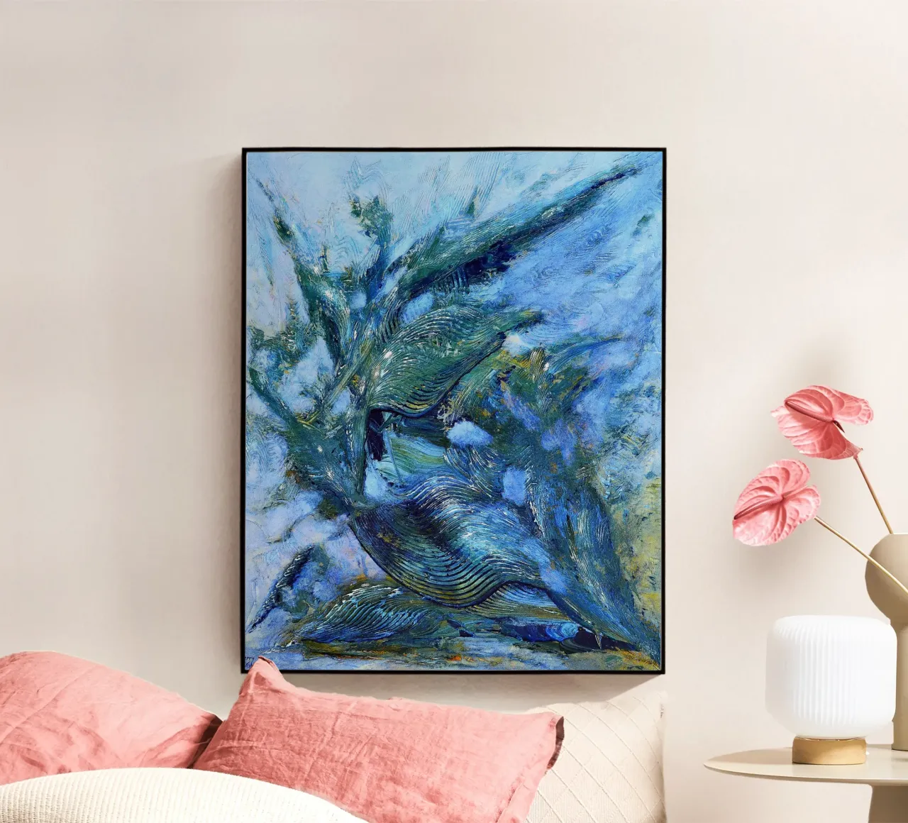 AQUATIC DREAM plexiglass da Thierry Vobmann Abstract painting