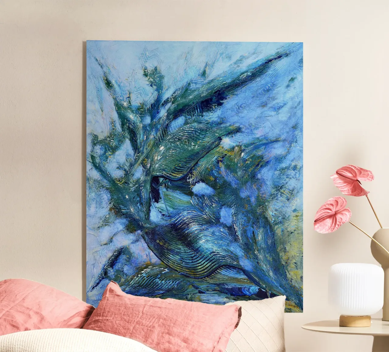 AQUATIC DREAM plexiglass da Thierry Vobmann Abstract painting