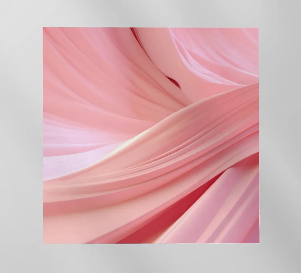Modern Abstract Waves Texture Blush Pink backlit film by Modern Muse