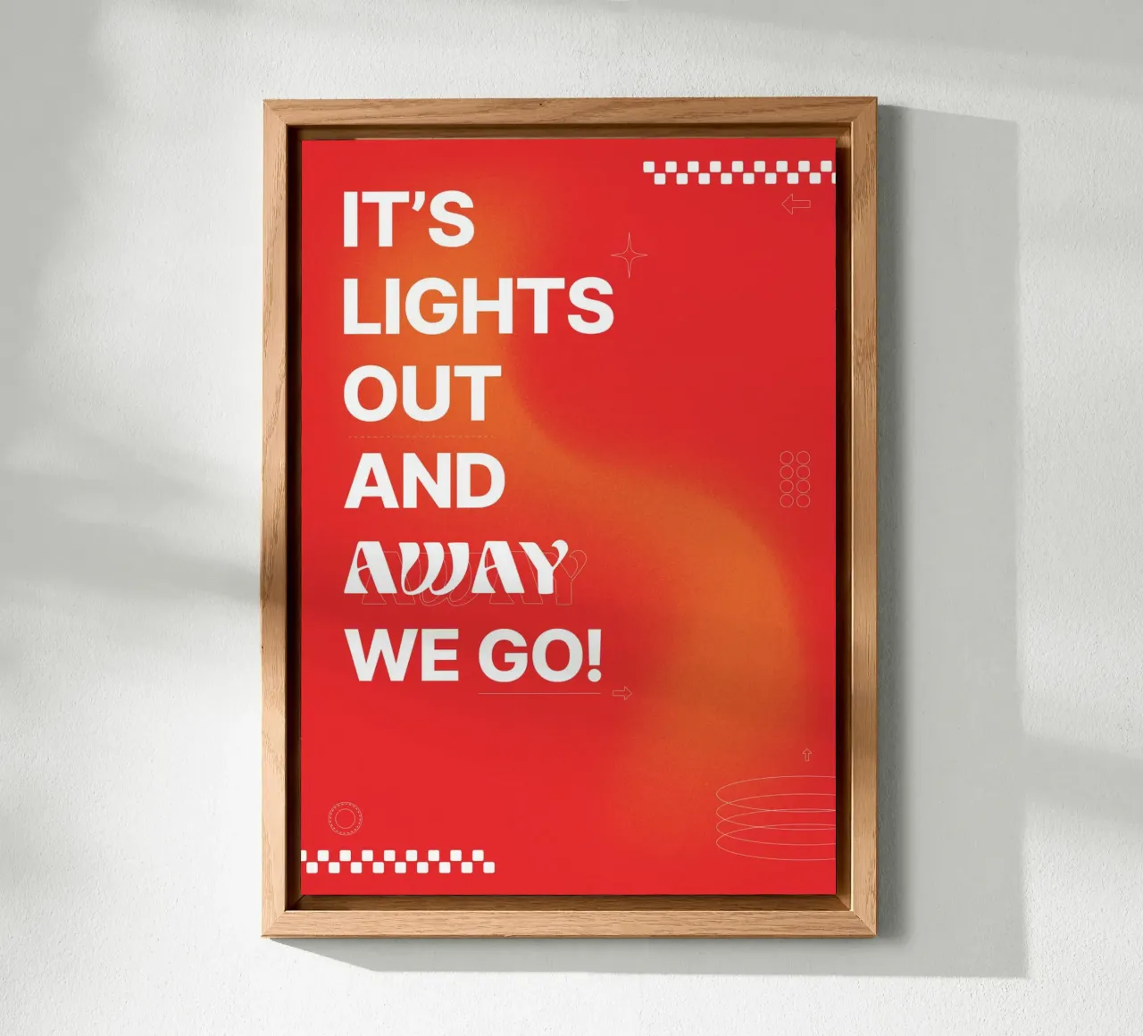 Its Lights Out F1 alluminio dibond da OkleoStudio