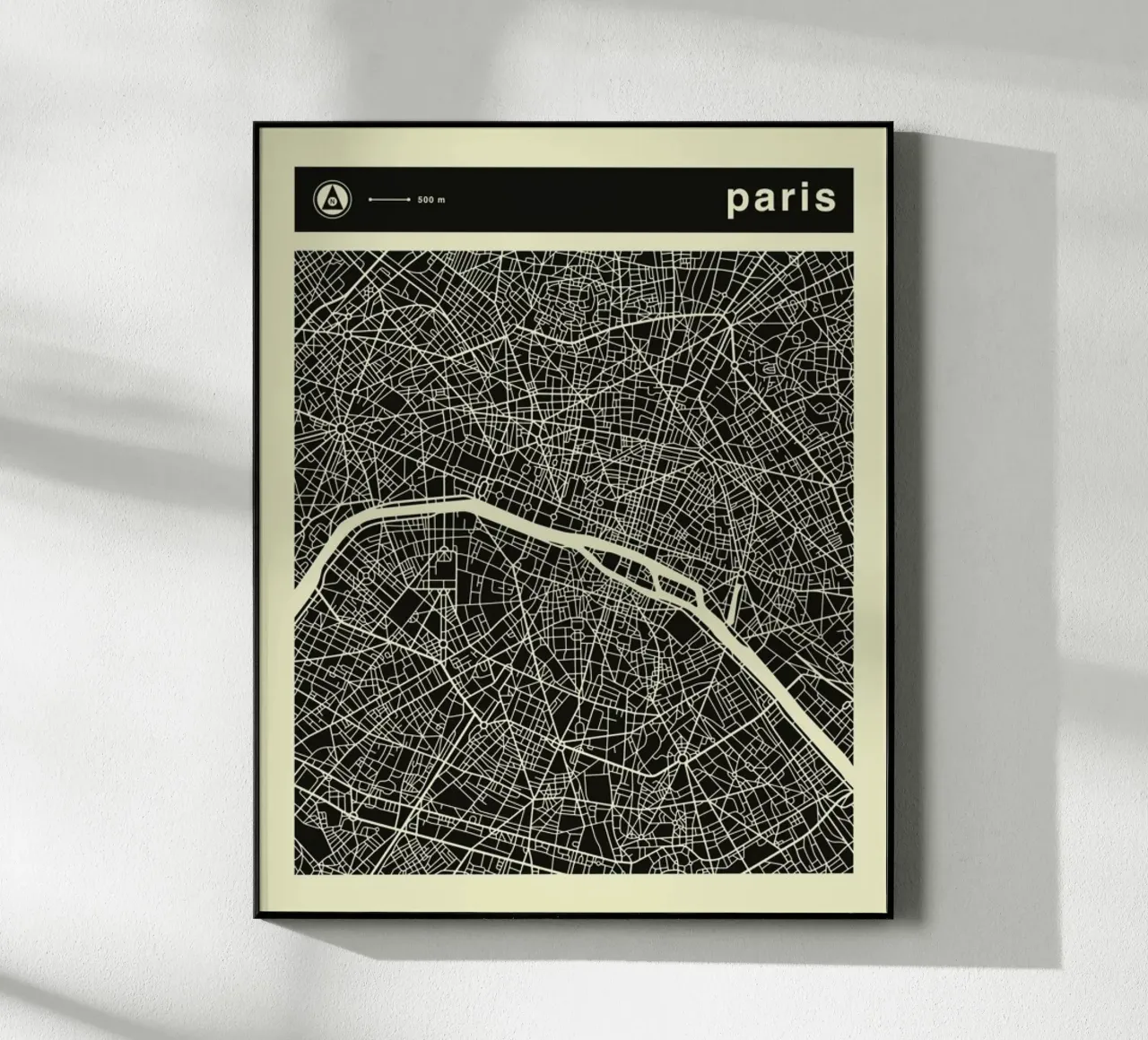 Paris Map plexiglass da Jazzberry Blue