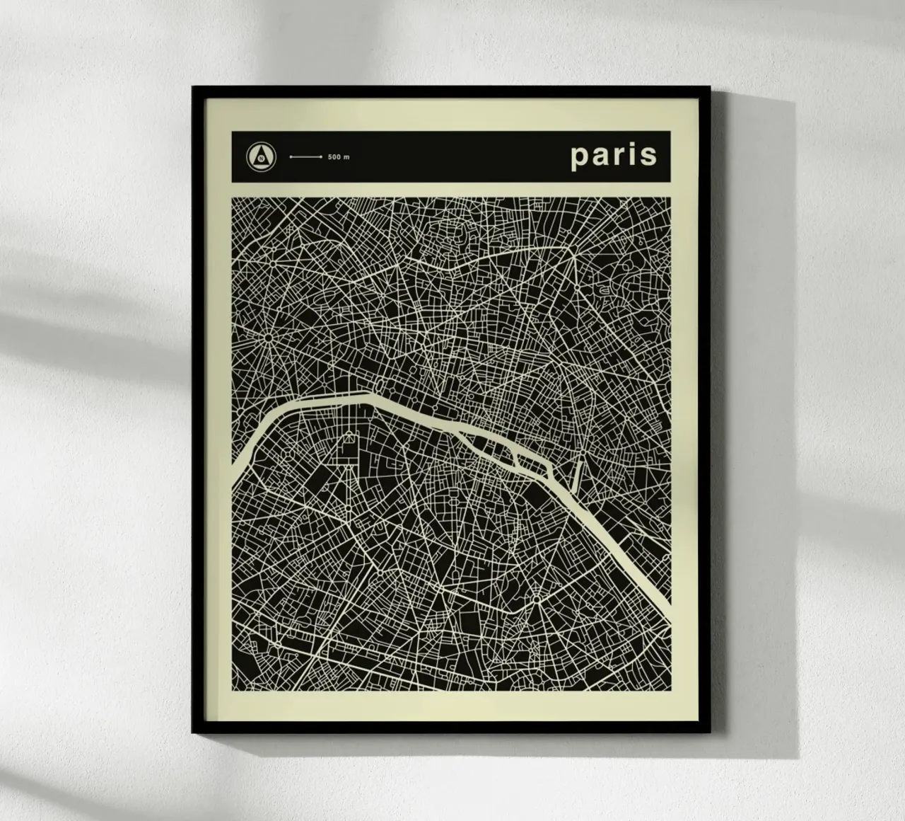Paris Map poster by Jazzberry Blue