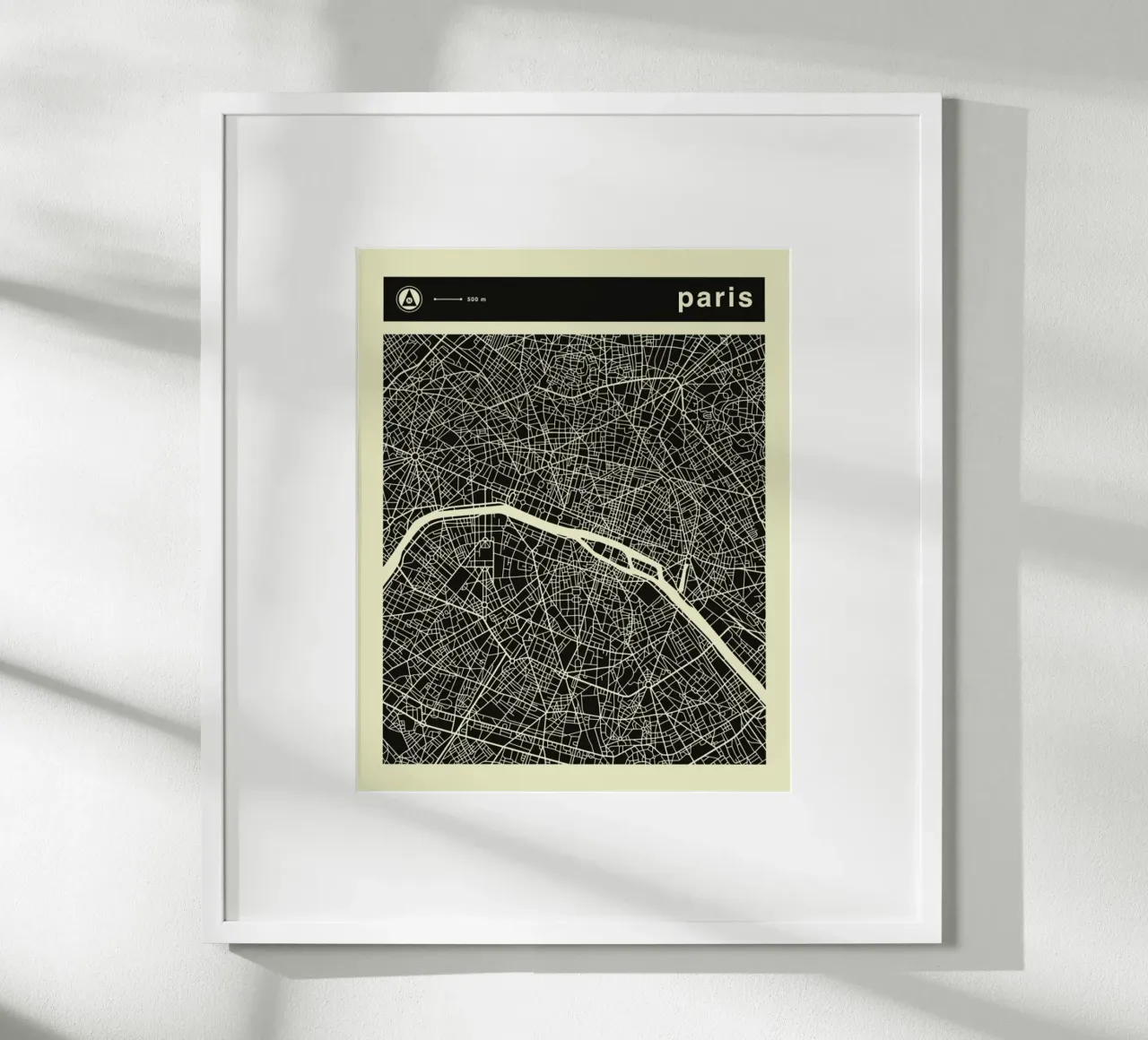 Paris Map poster by Jazzberry Blue