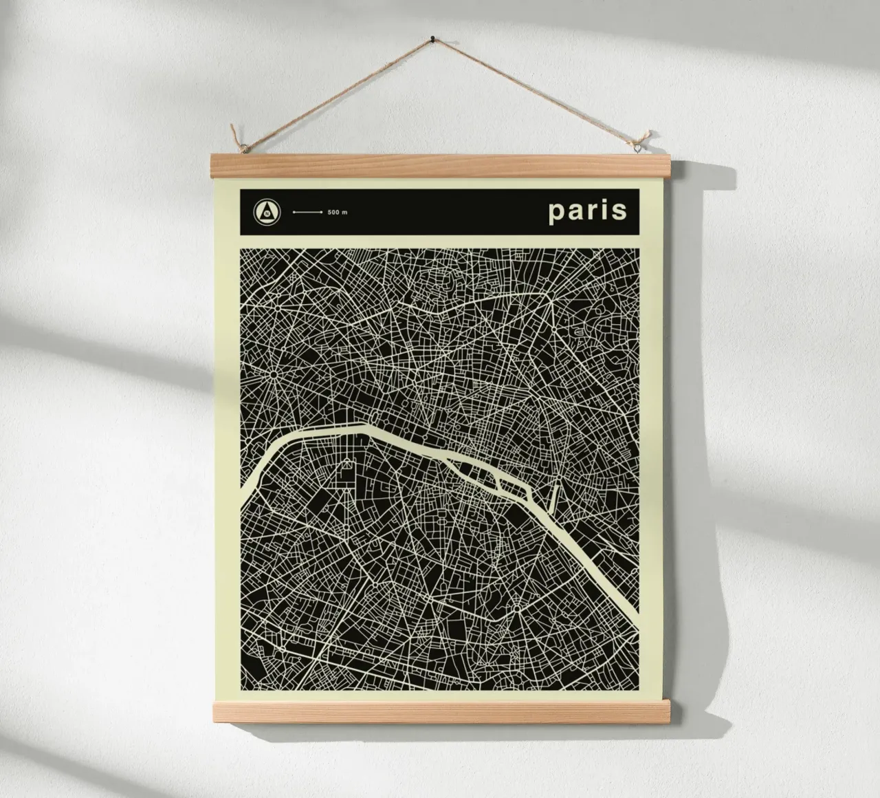 Paris Map poster by Jazzberry Blue